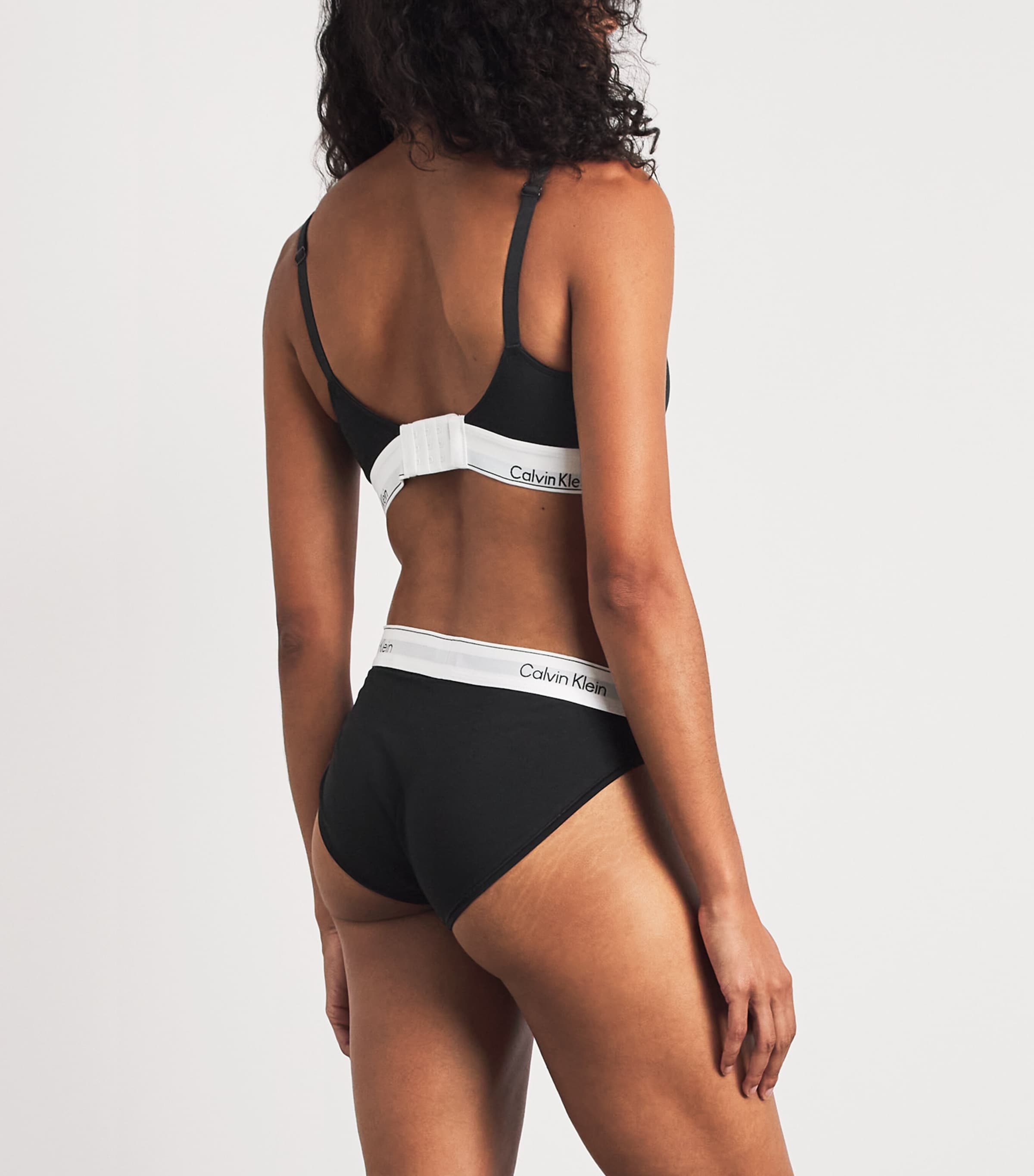 Calvin Klein Womens Maternity Icon Bralette Black Image 3