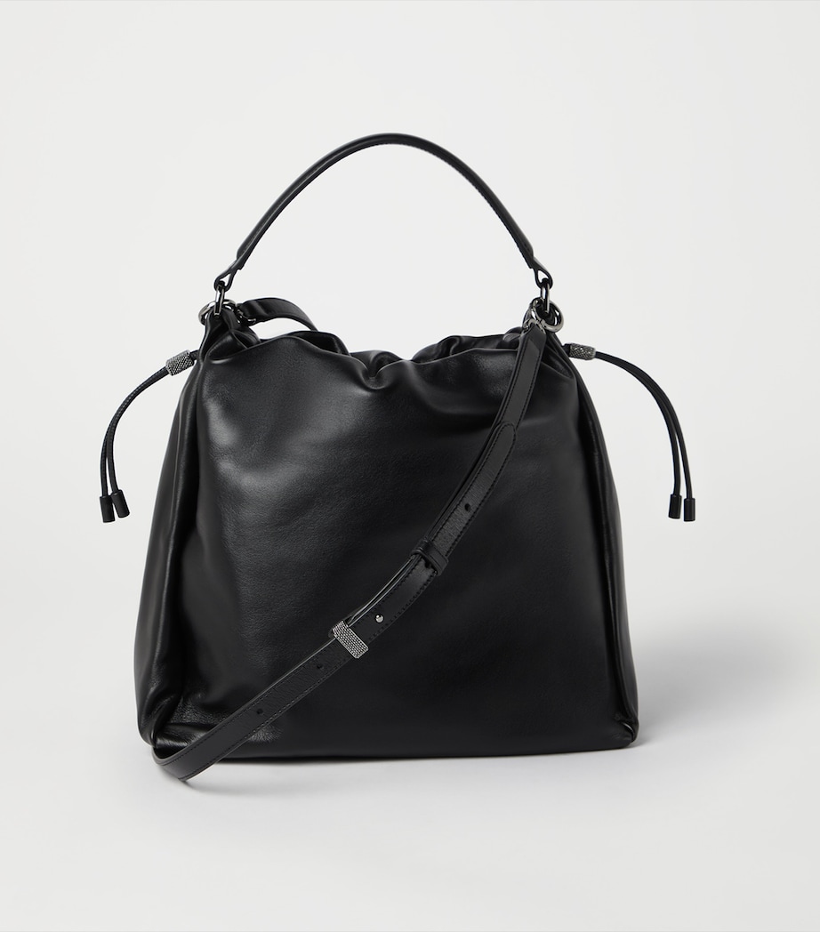 Medium Leather Mellow Bucket Bag C101 Image 4