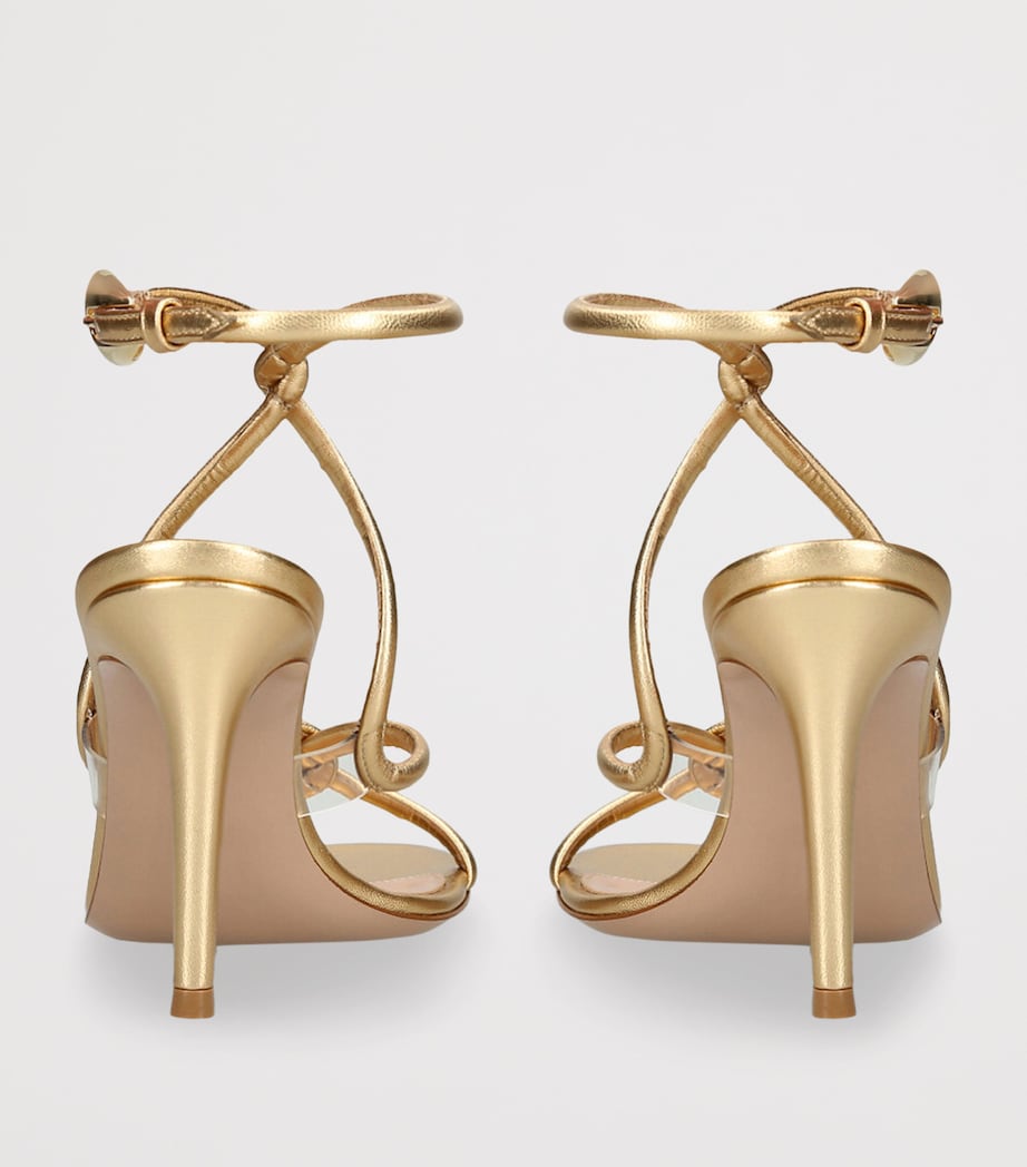 Black Mamba Heeled Sandals 85 GOLD Image 2