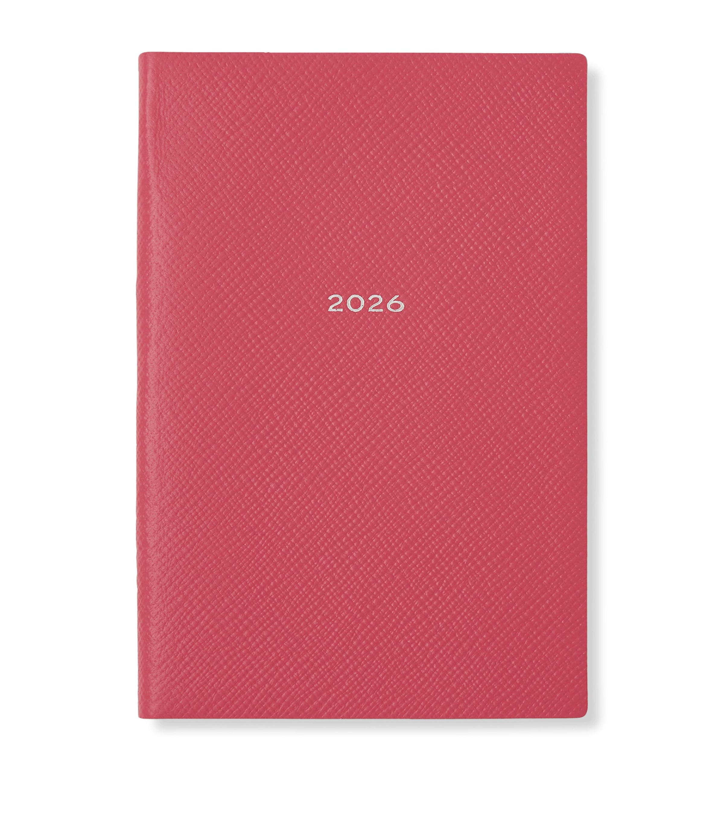 Smythson Grained Lambskin Chelsea Diary In Pink