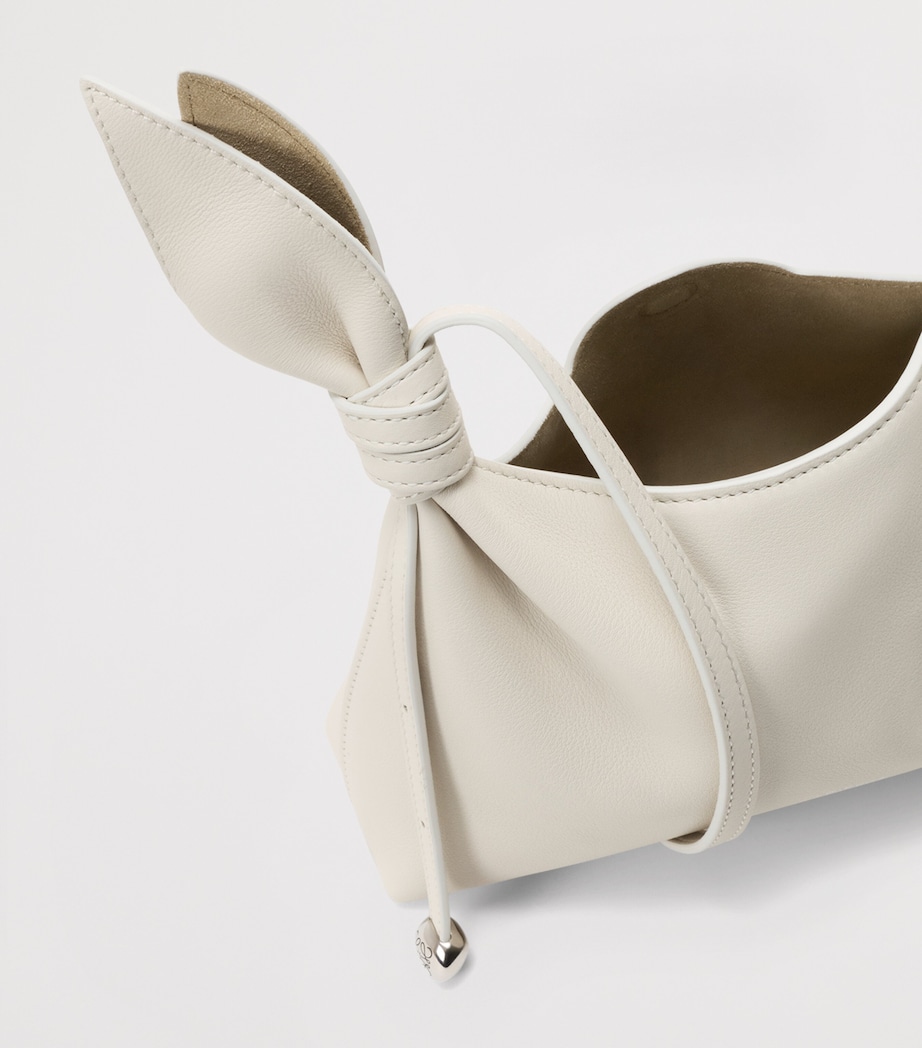 LOEWE Mini Leather Scarf Shoulder Bag Soft White Image 6