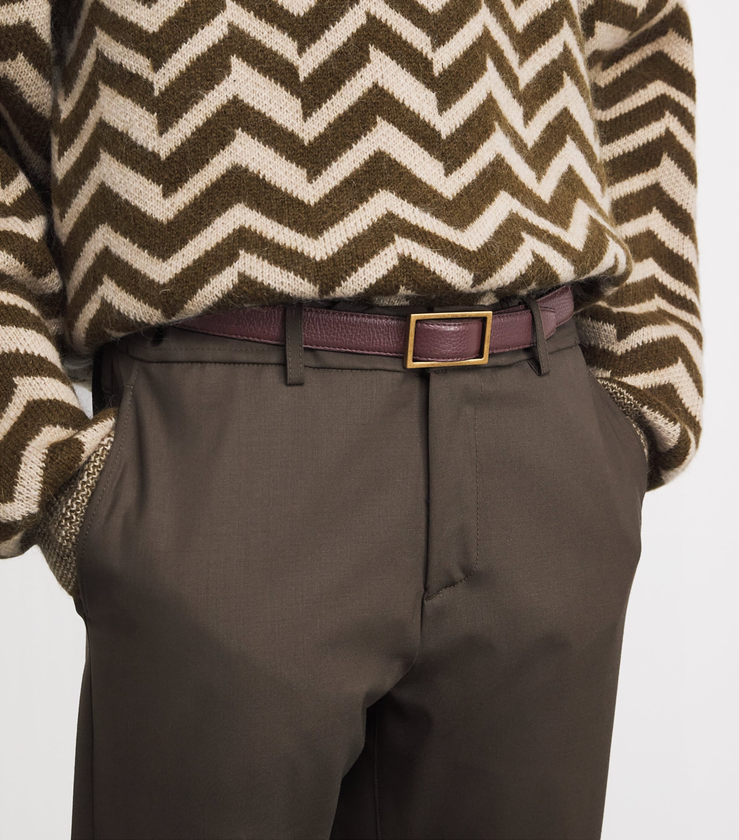 Leather Plate Belt SA315 Image 2