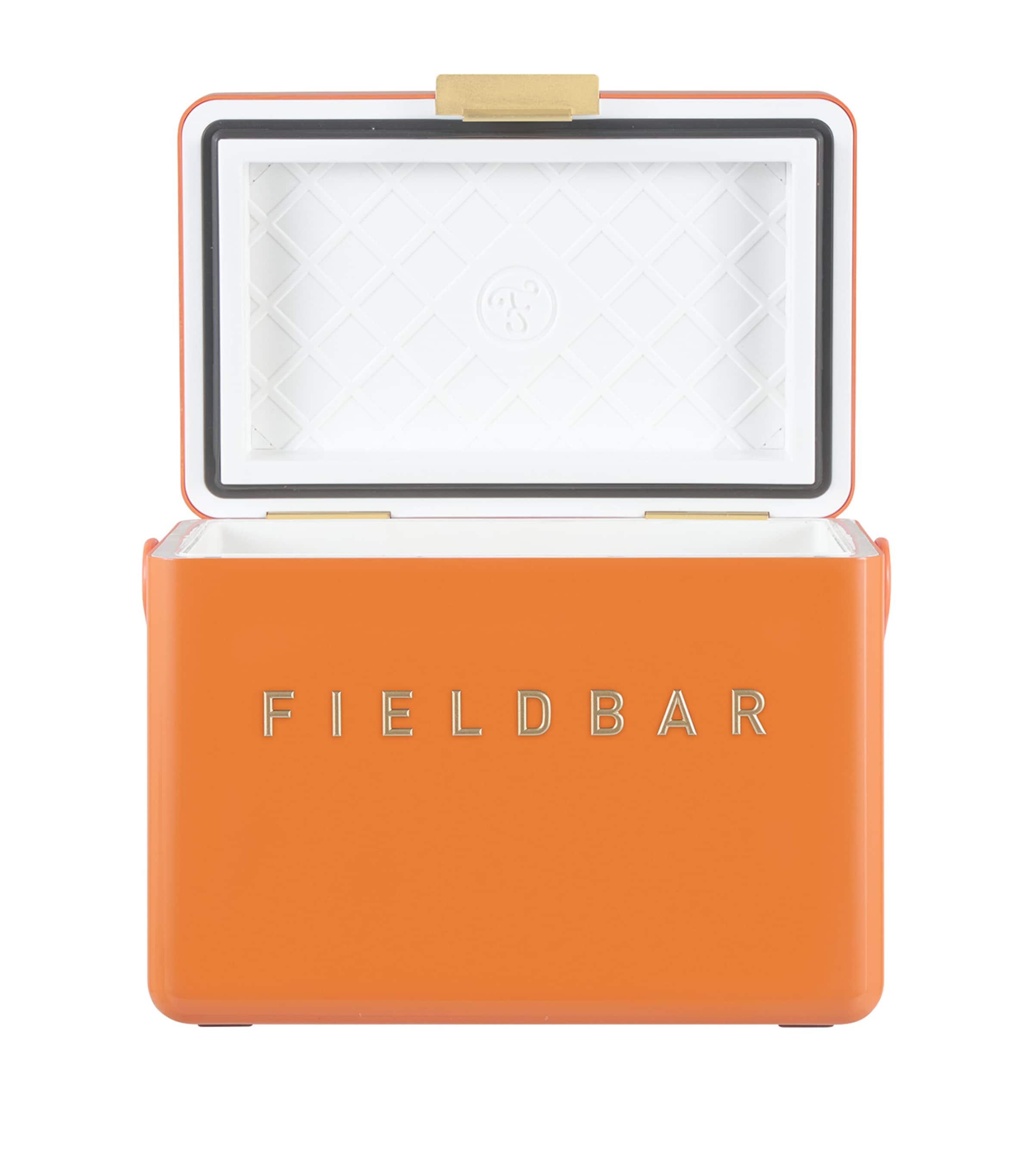 Mini Bar Cooler Box with Leather Sling (4L) ORANGE Image 3