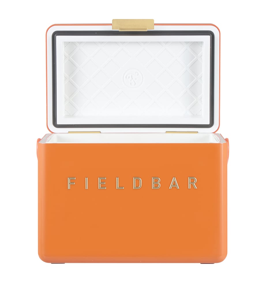 Mini Bar Cooler Box with Leather Sling (4L) ORANGE Image 3