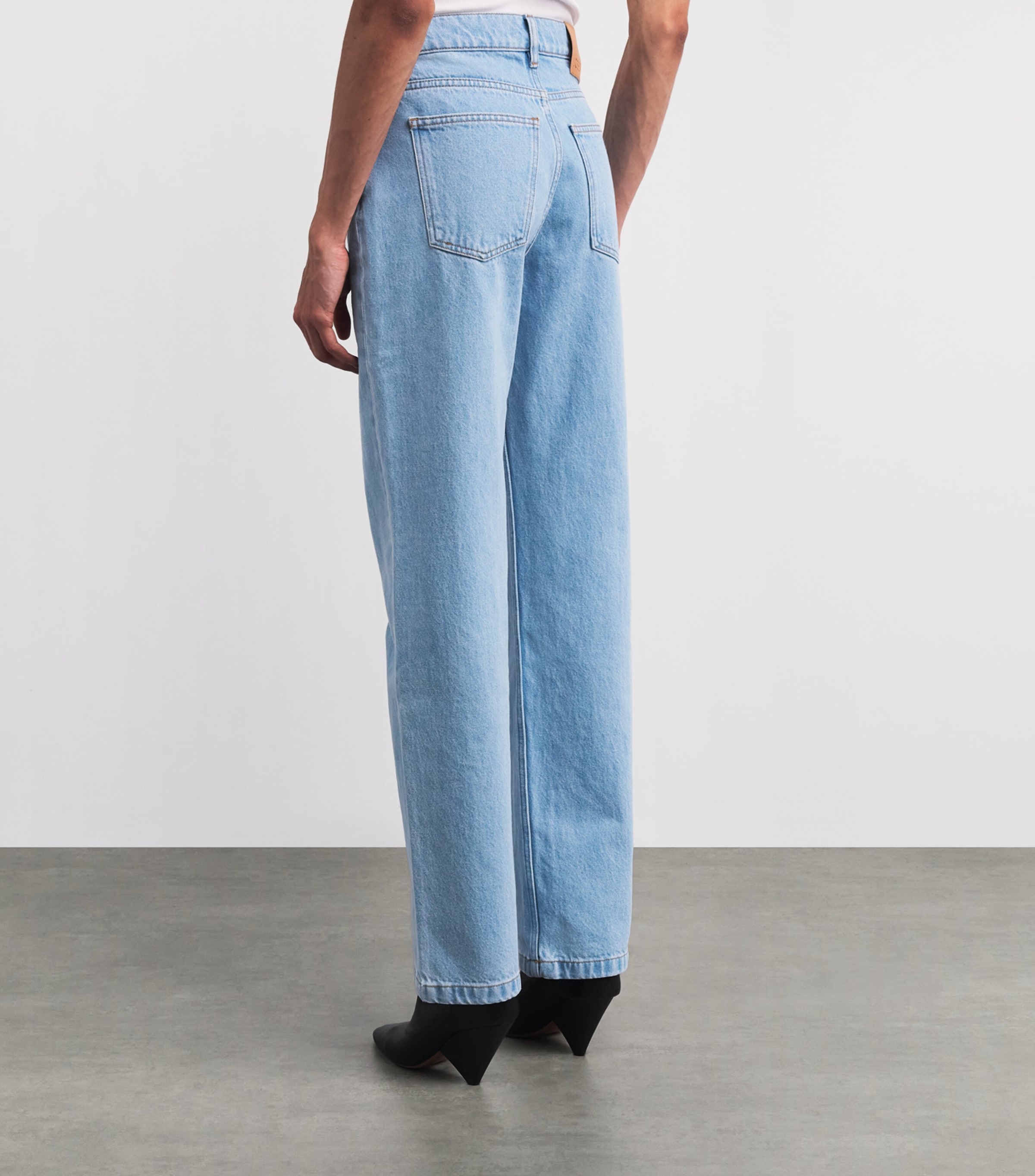 Joseph Womens Chams Straight Jeans Ice Blue Image 5