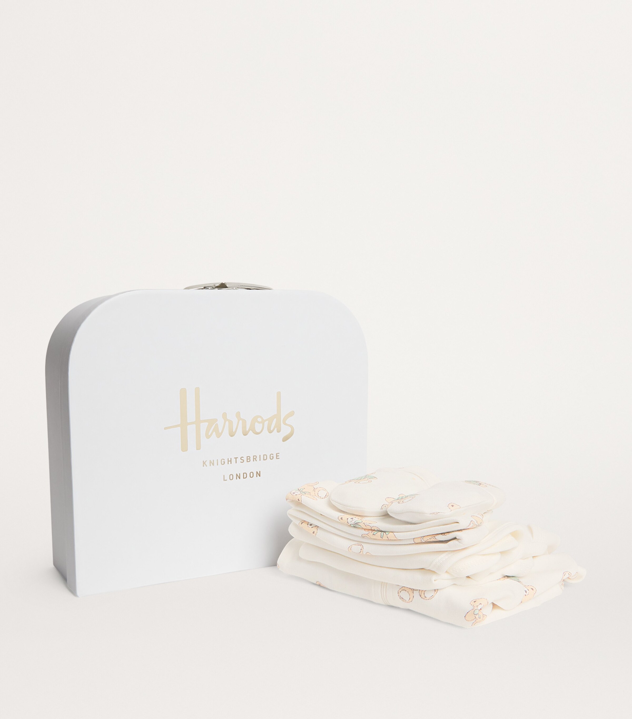 Harrods Ivory Henry Bear All-In-One Gift Set (0-18 Months