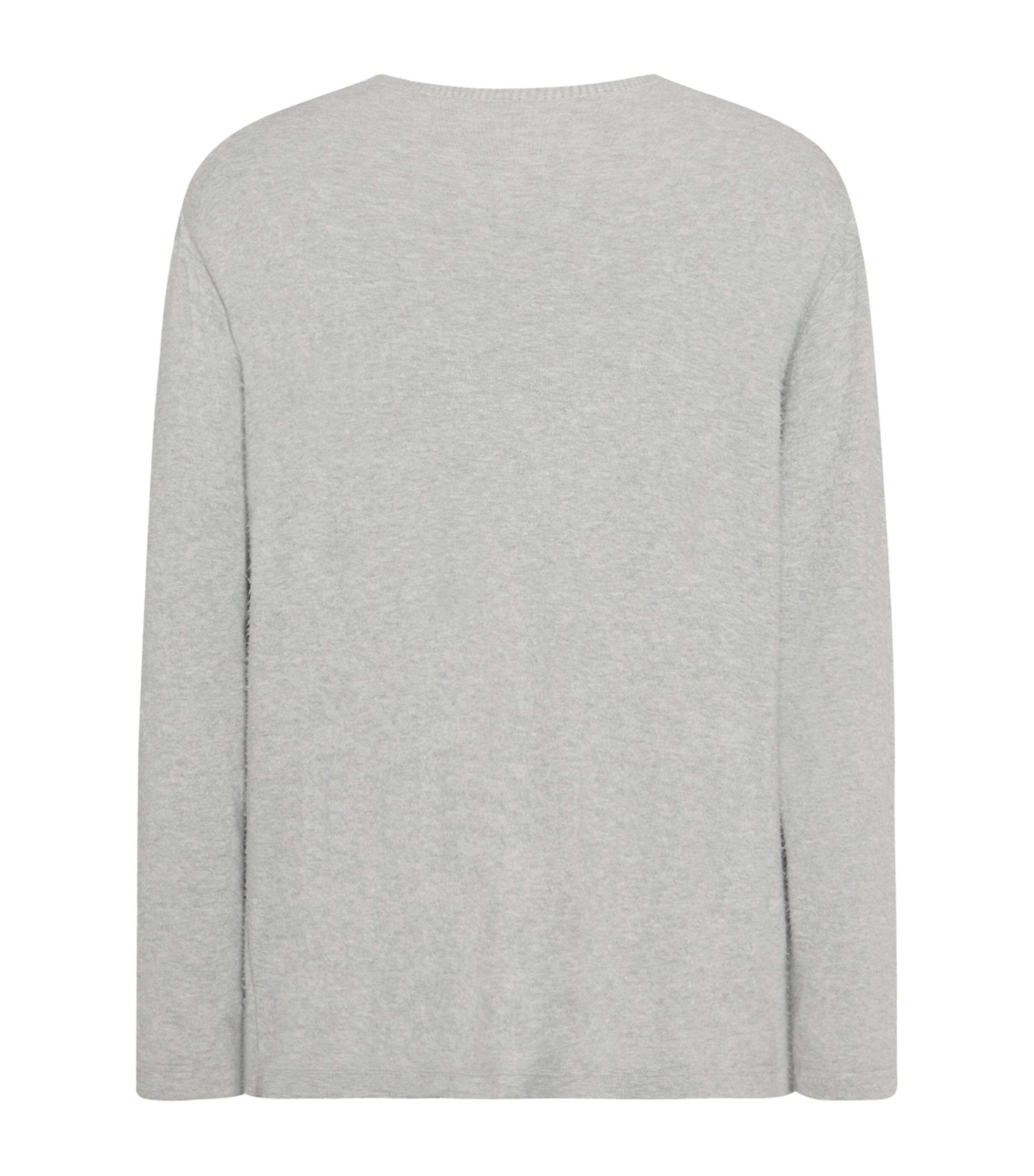 The Row Kamiro Brushed Cotton T-shirt In Gray