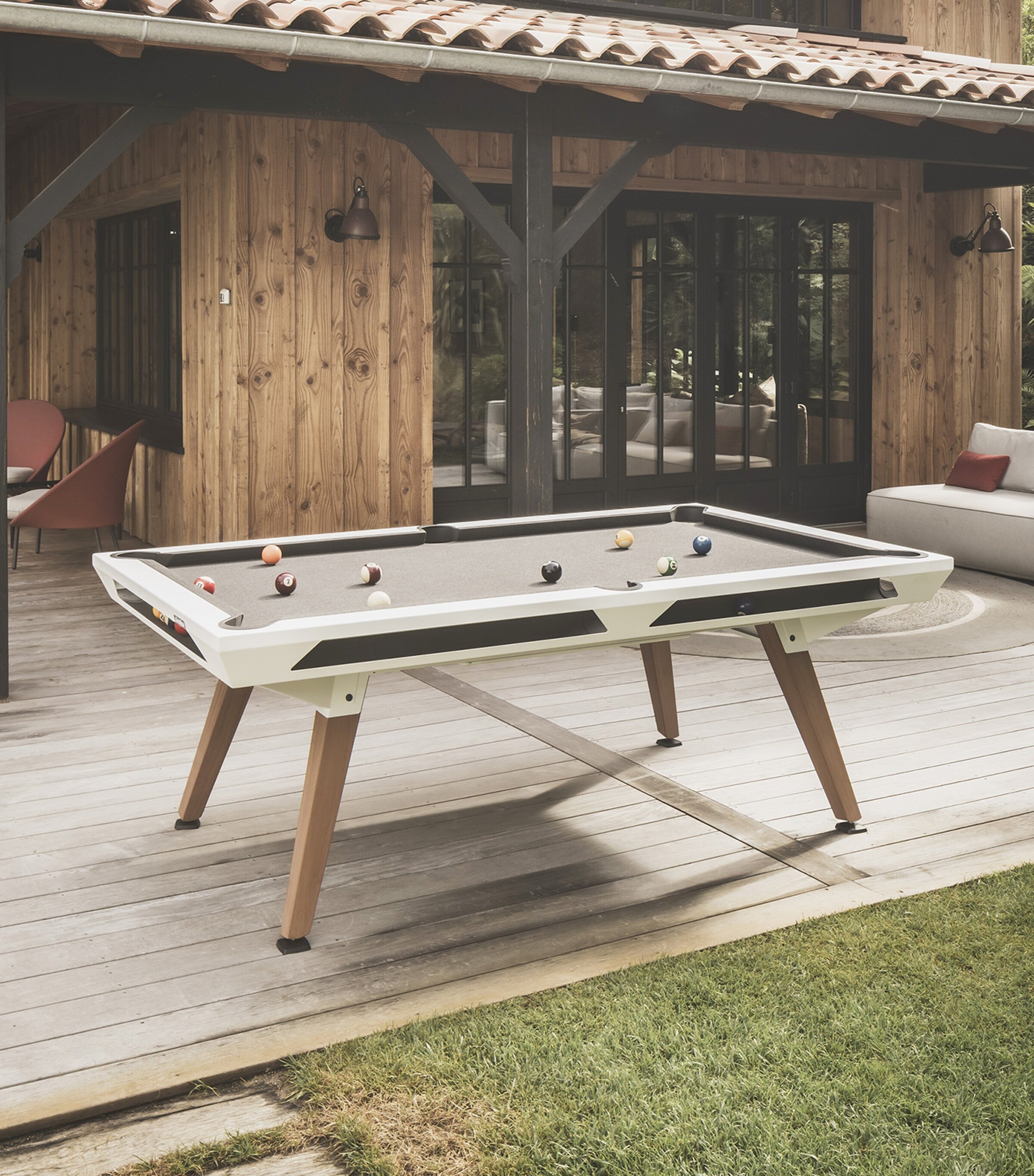 Cornilleau Origin Outdoor Pool Table White Image 7