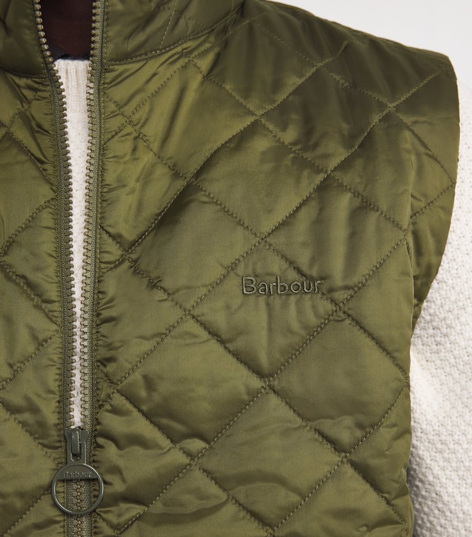 Quilted Monty Gilet OLIVE Image 6