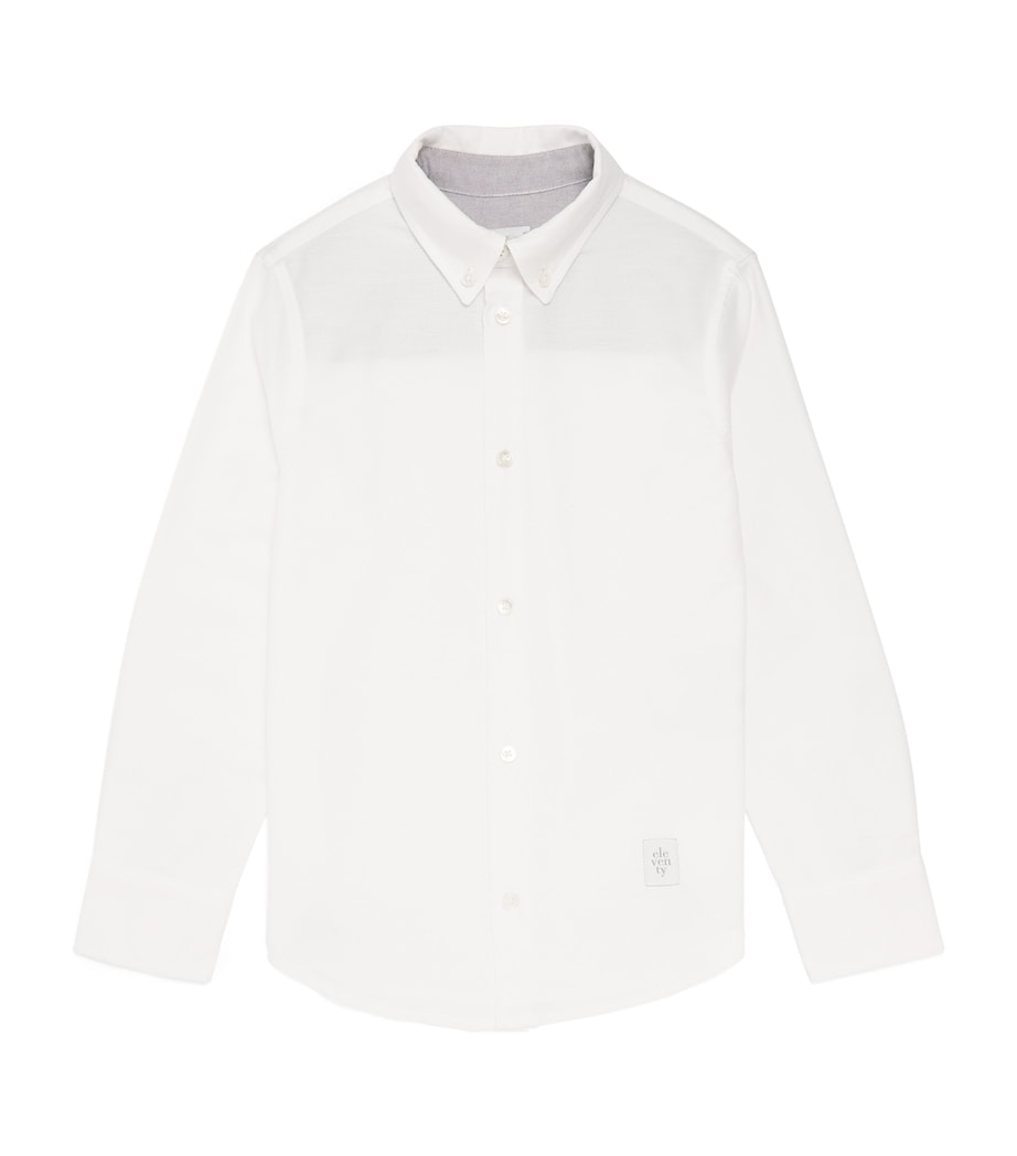 Eleventy Kids Linen Shirt (2-16 Years) Image 1