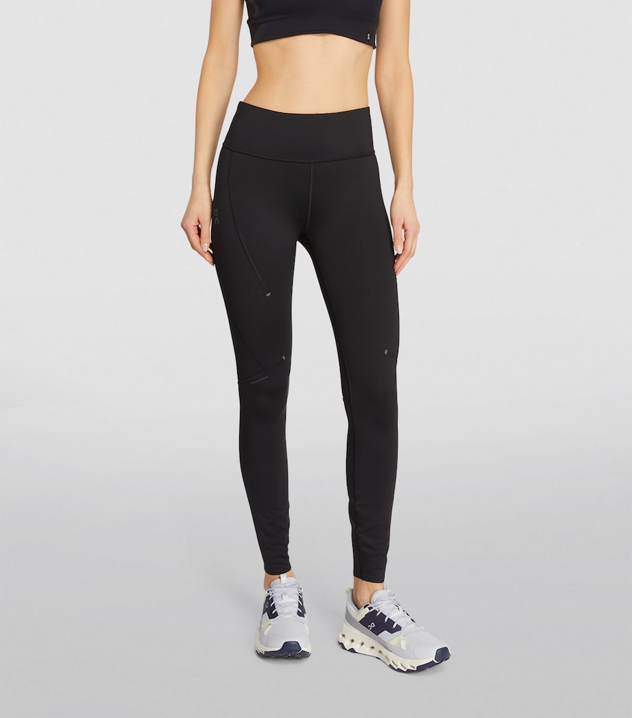 On Womens Performance Leggings Black Image 3