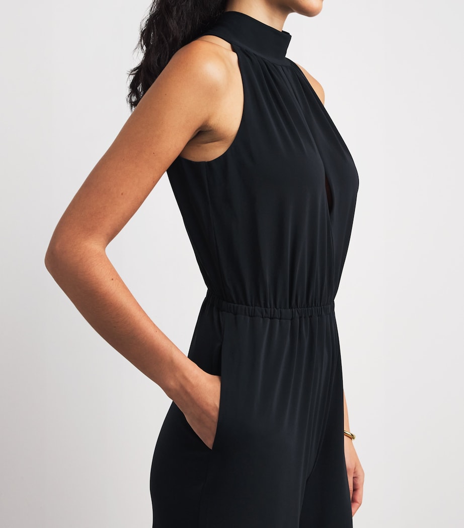 Jersey Halterneck Jumpsuit NOIR Image 6