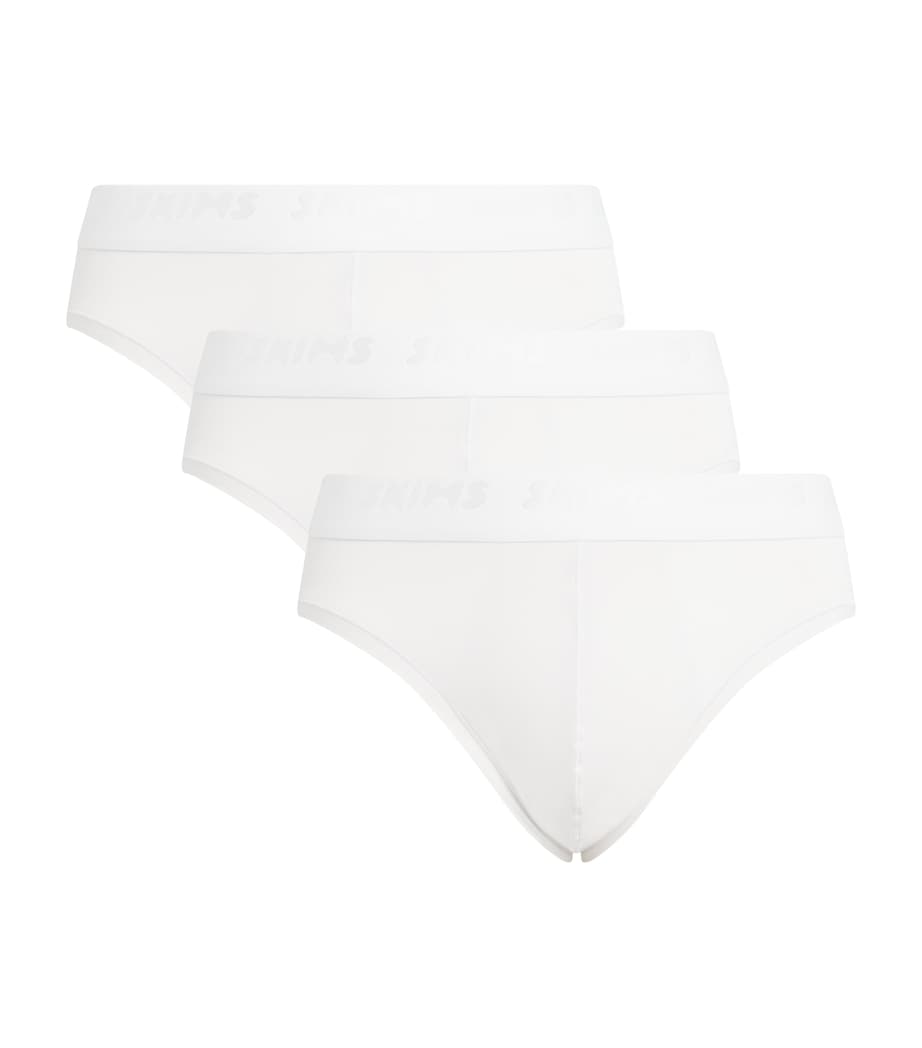 Stretch Briefs (Pack of 3) CHALK Image 1