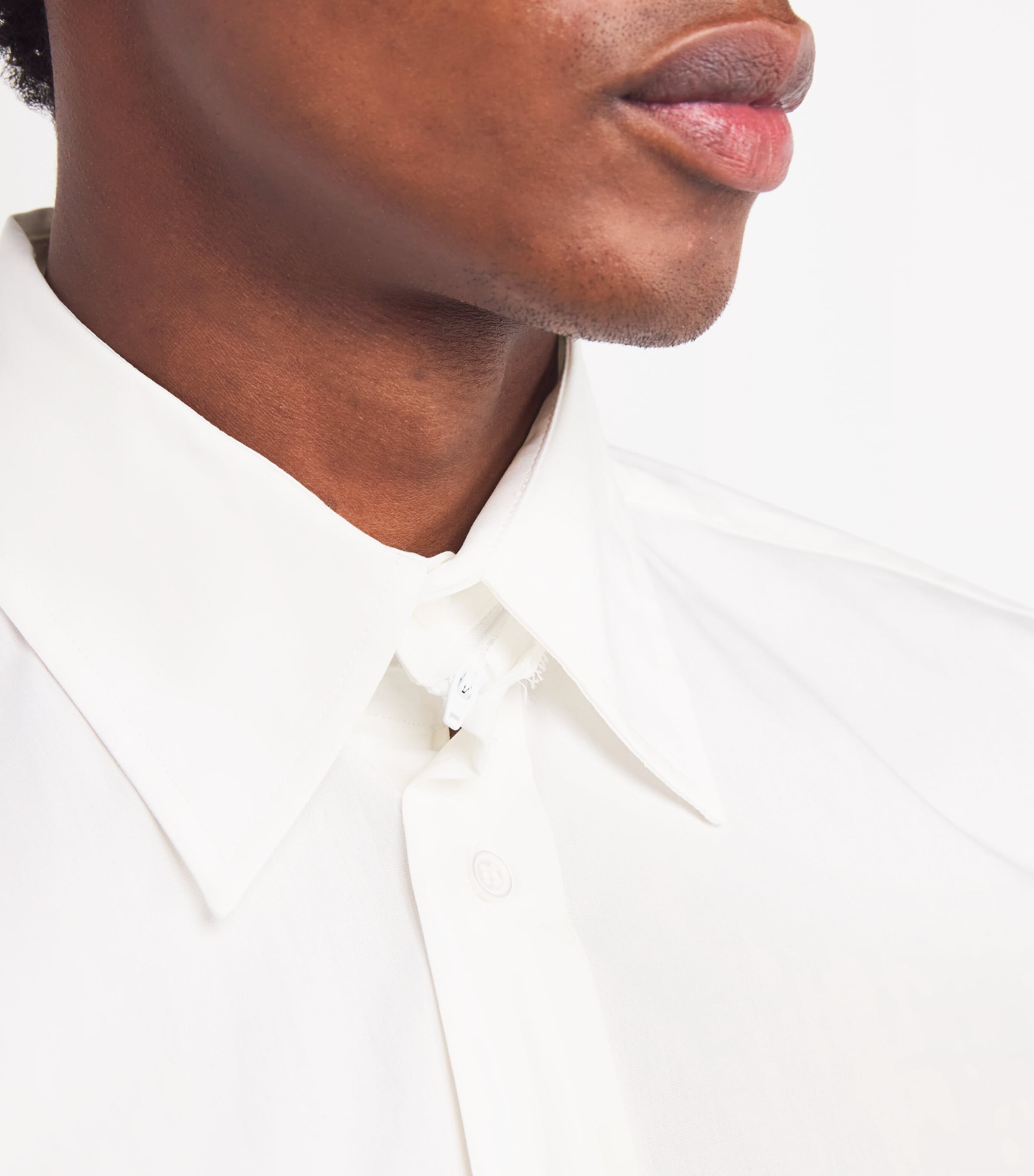 MM6 Maison Margiela Cotton Zip-Collar Shirt | Harrods US