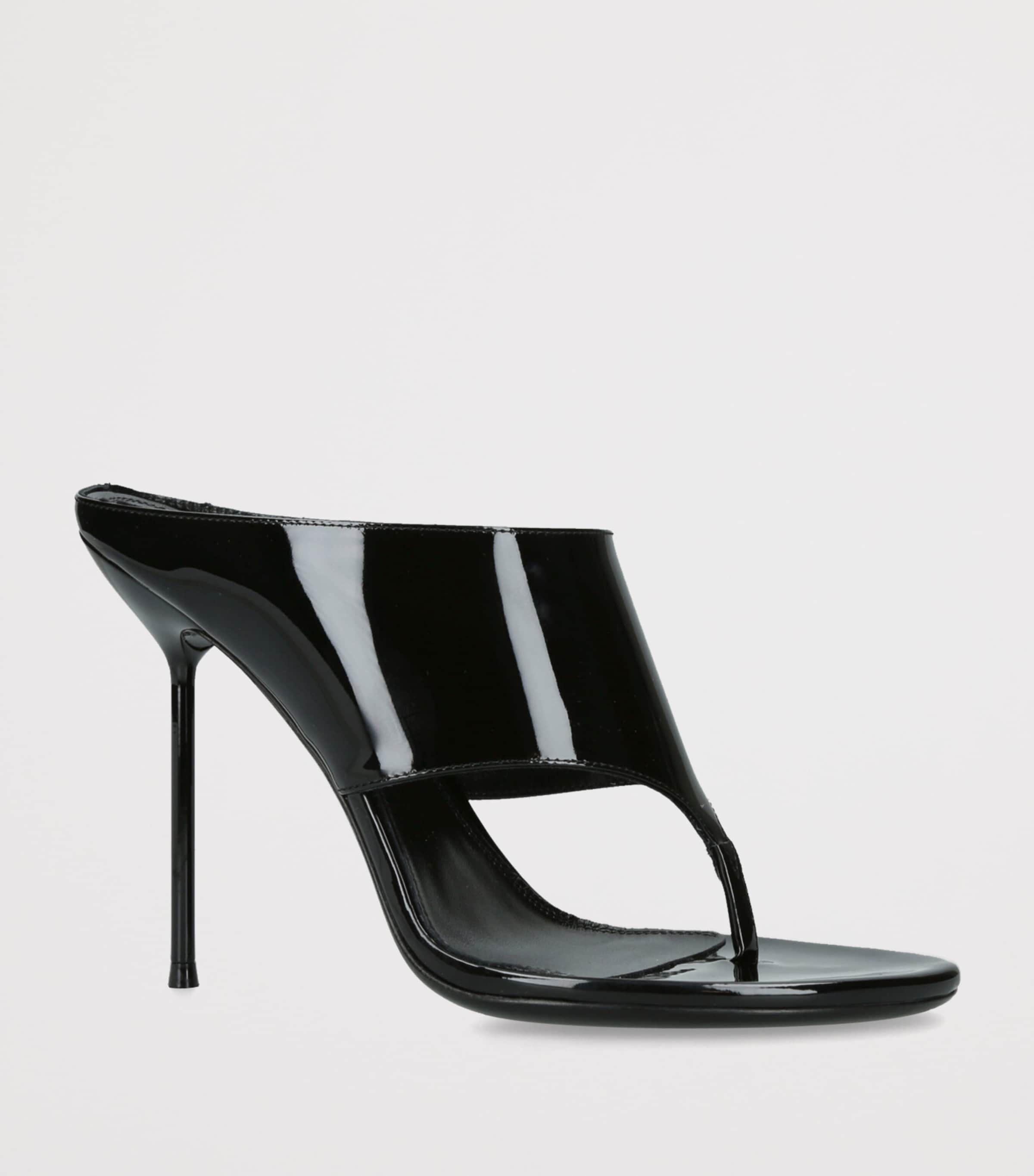 Paris Texas Patent Leather Lidia Sandals 105 Black Image 3
