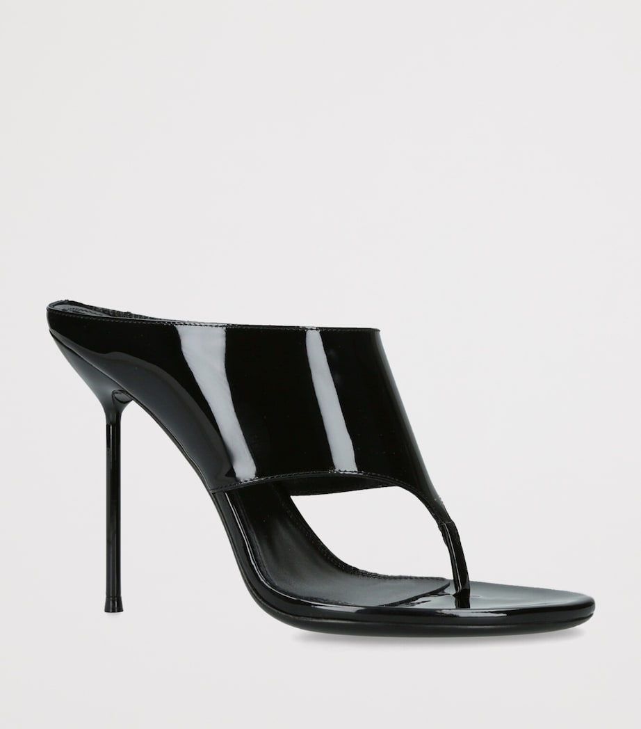 Paris Texas Patent Leather Lidia Sandals 105 Black Image 3