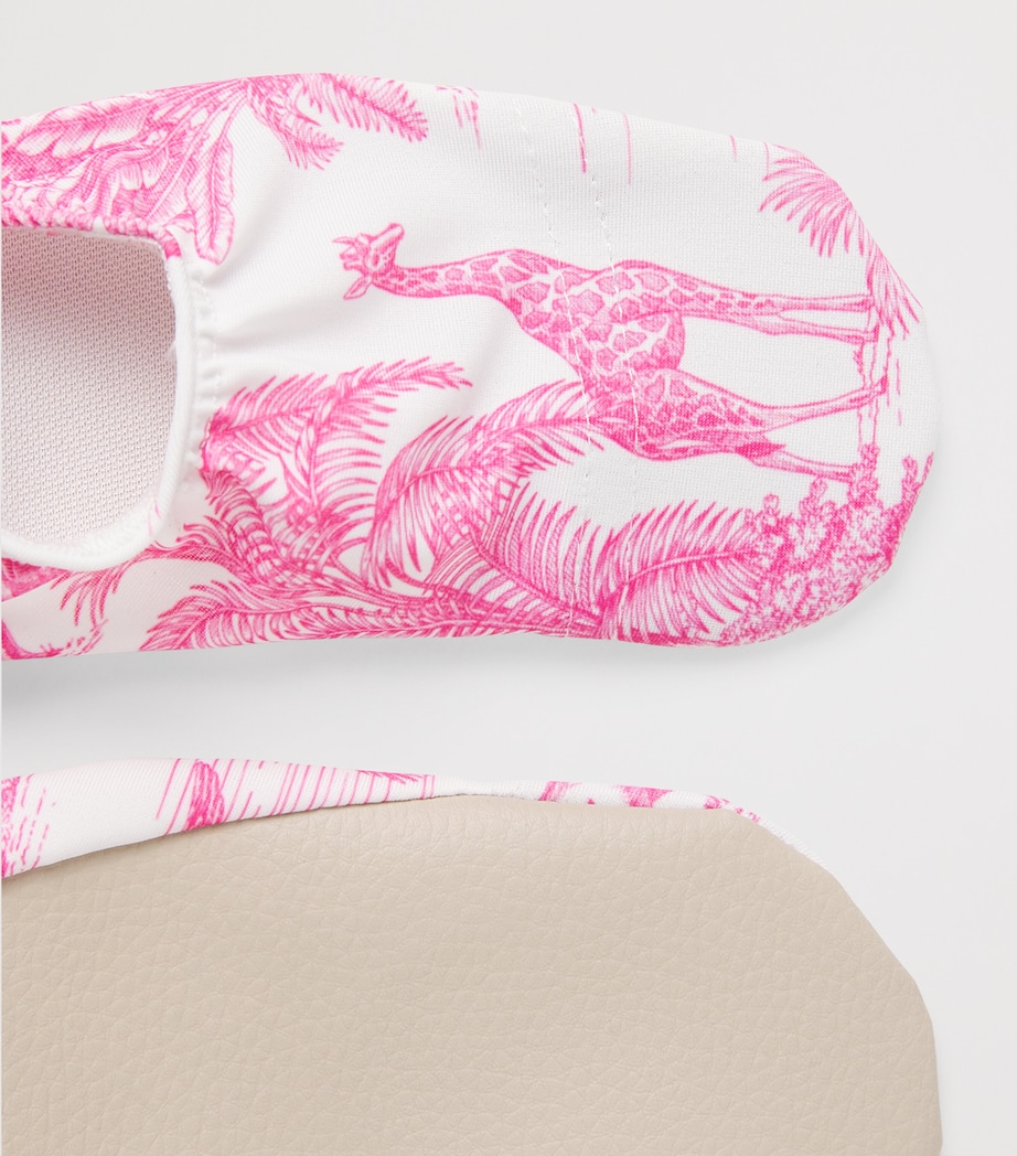 Printed Beach Shoes JUNGLE PINK Image 2