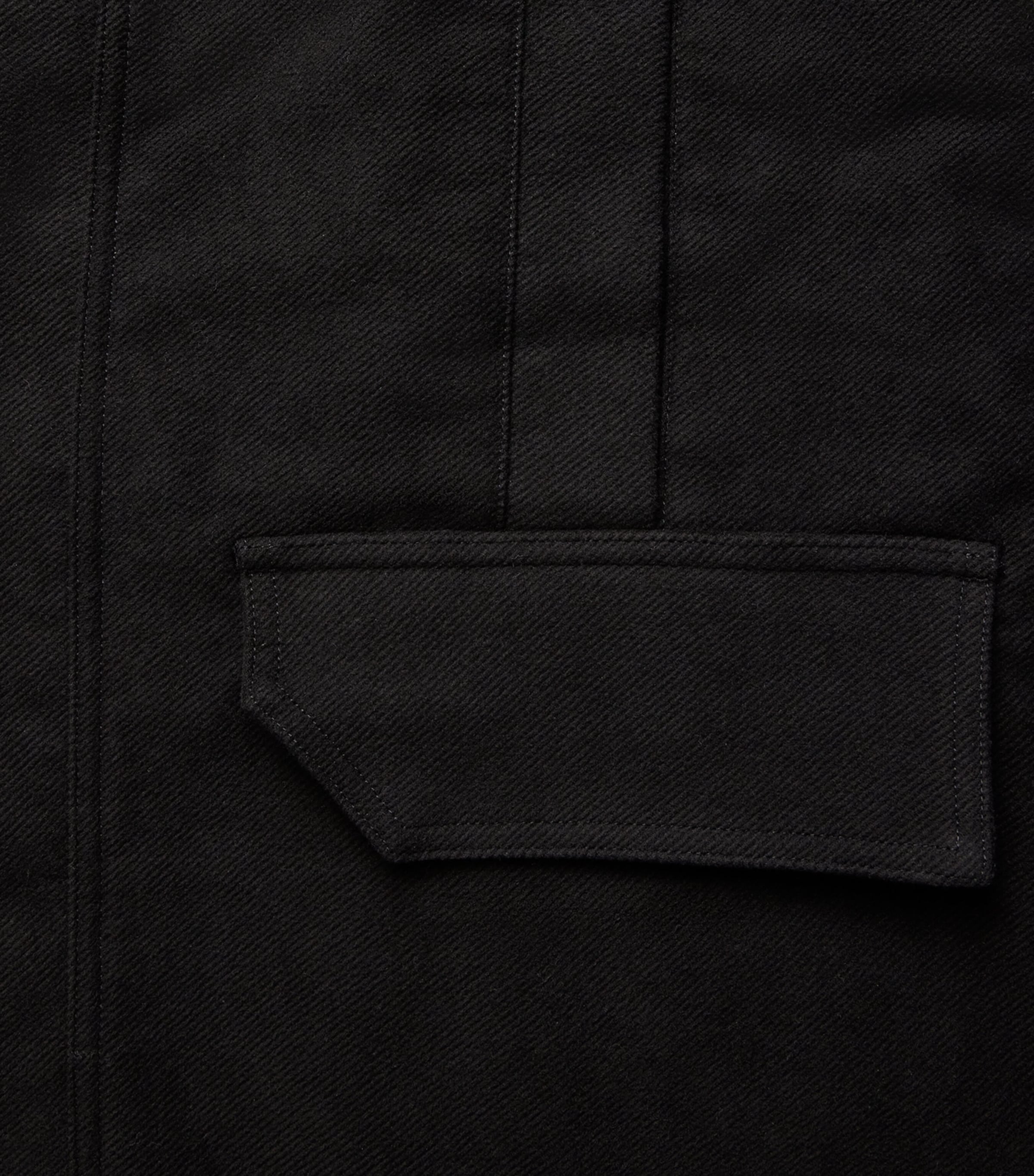 Rick Owens Mens Longline Padded Megaparka Coat Black Image 6