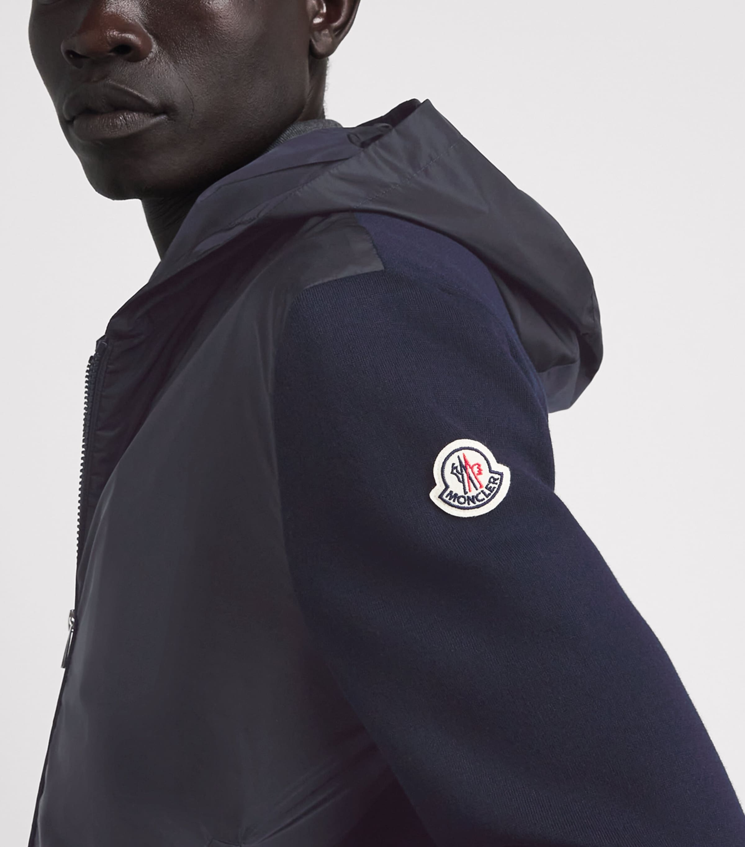Moncler Mens Hybrid Hooded Cardigan Image 3