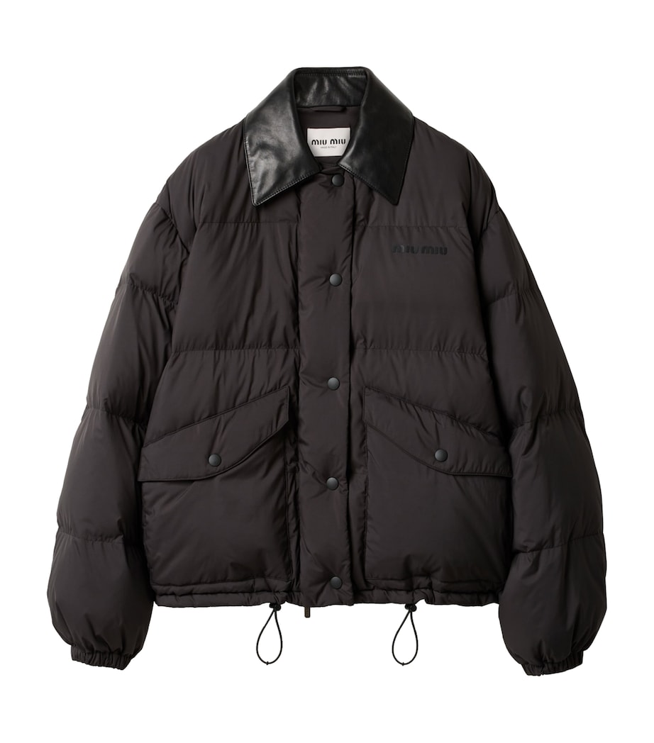 Technical Pongé Puffer Jacket F0A5T Image 1