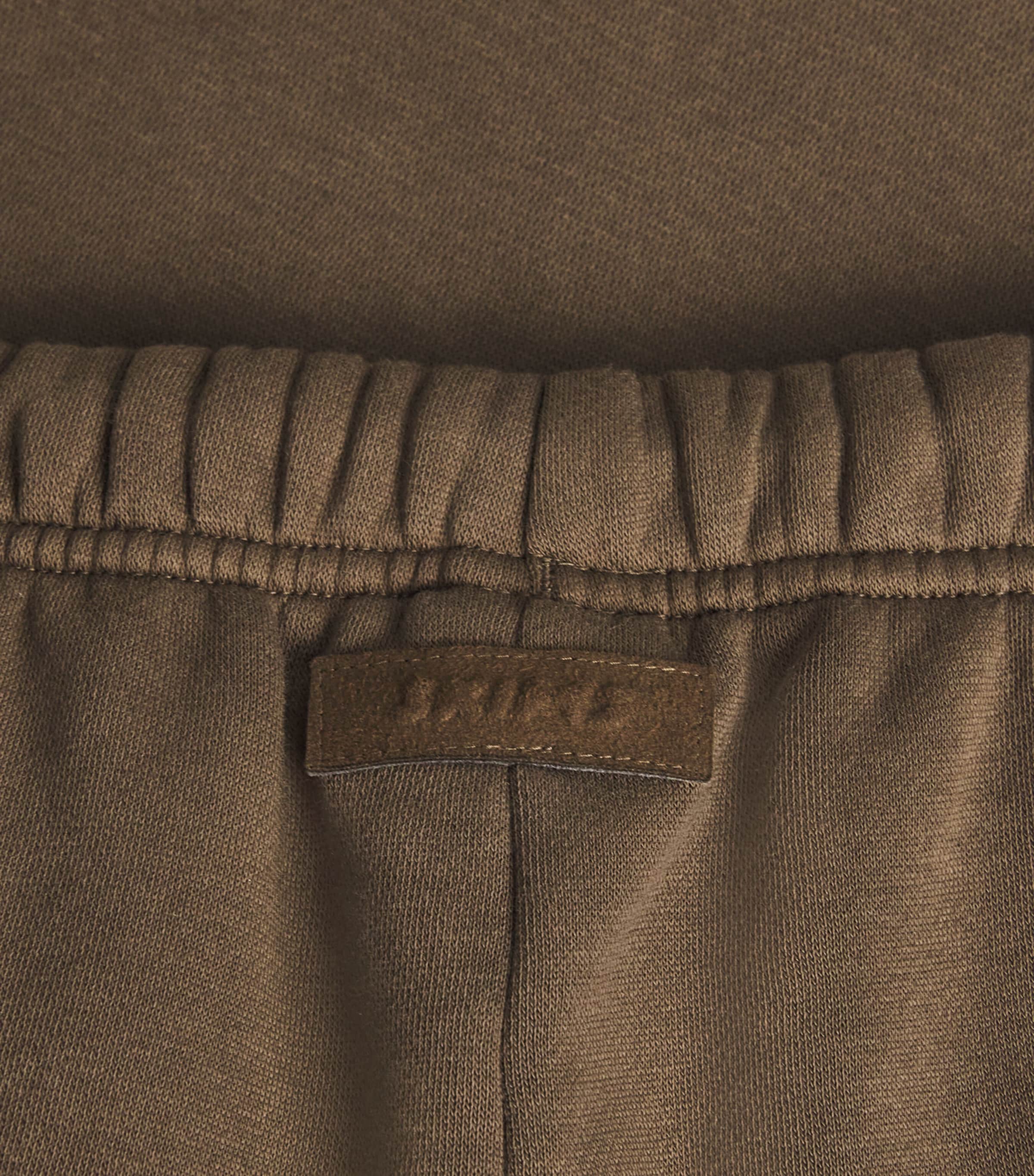 Cotton-Blend Straight Sweatpants DRIFTWOOD Image 5