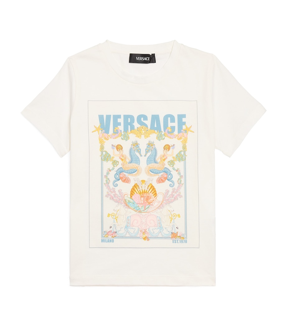 Coral Theatre Postcard T-Shirt (6-14 Years) 2W070-WHITE+MULTI Image 1