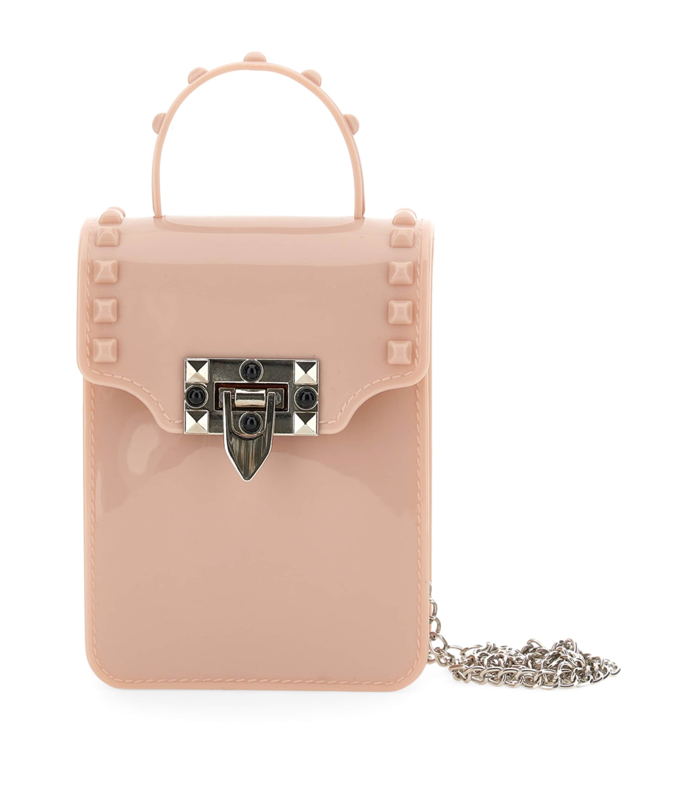 Monnalisa Faux Patent Leather Top-handle Bag