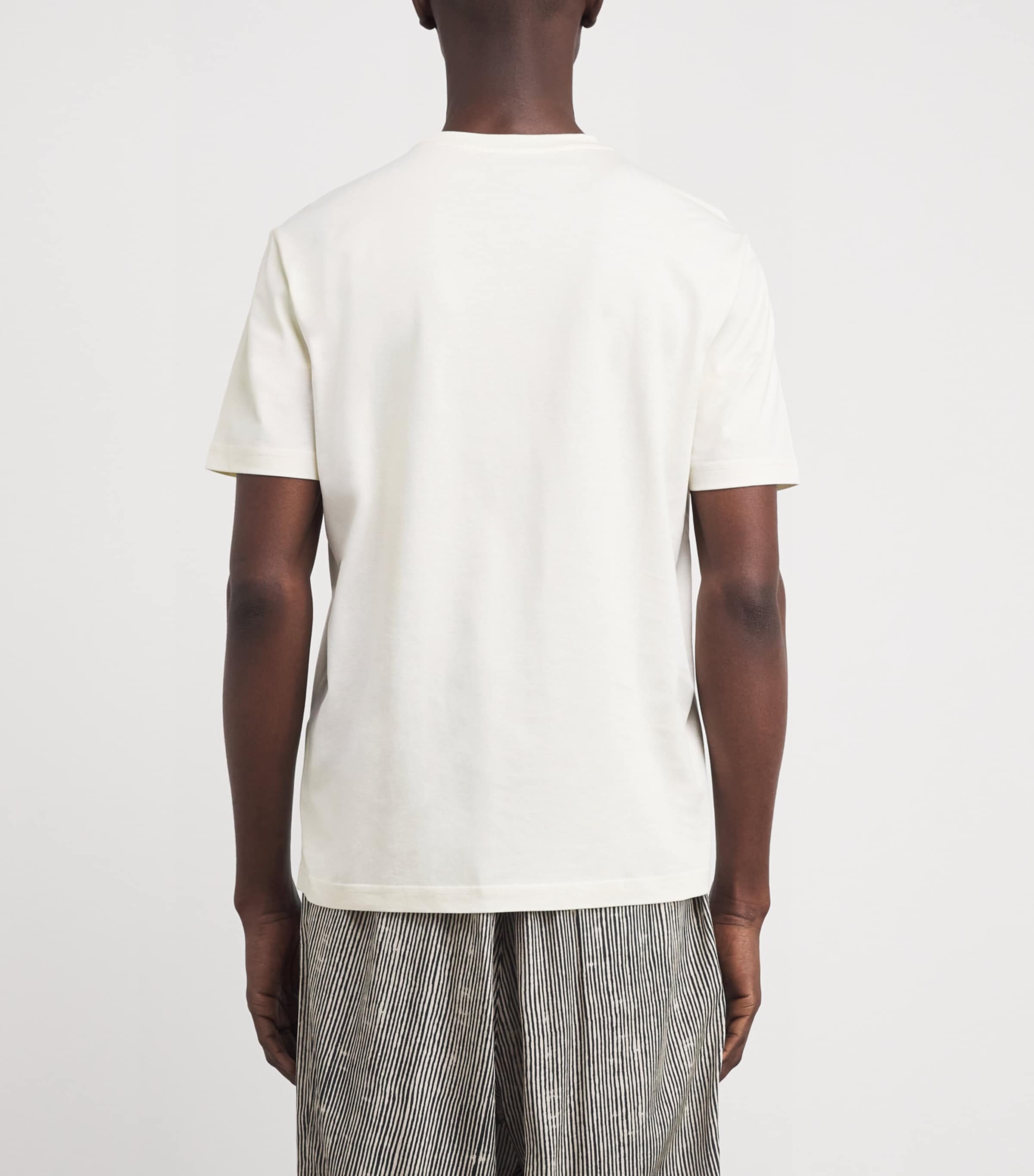 Cotton Flocked Logo T-Shirt F0004 Image 4