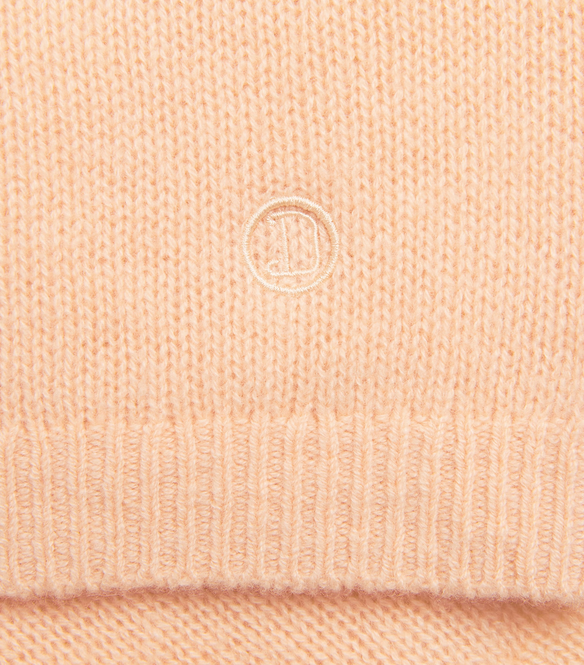DÔEN Womens Cashmere Louden Top Light Peach Sorbet Image 6