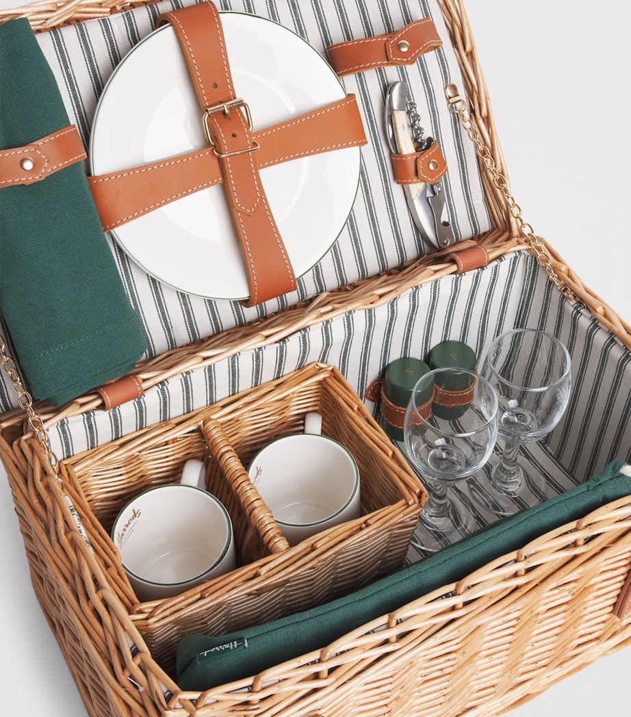 Fitted Picnic Hamper for 2 BROWN Image 4
