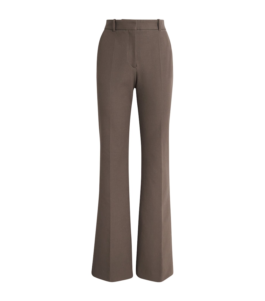 Stretch-Gabardine Tafira Trousers MUSHROOM Image 1