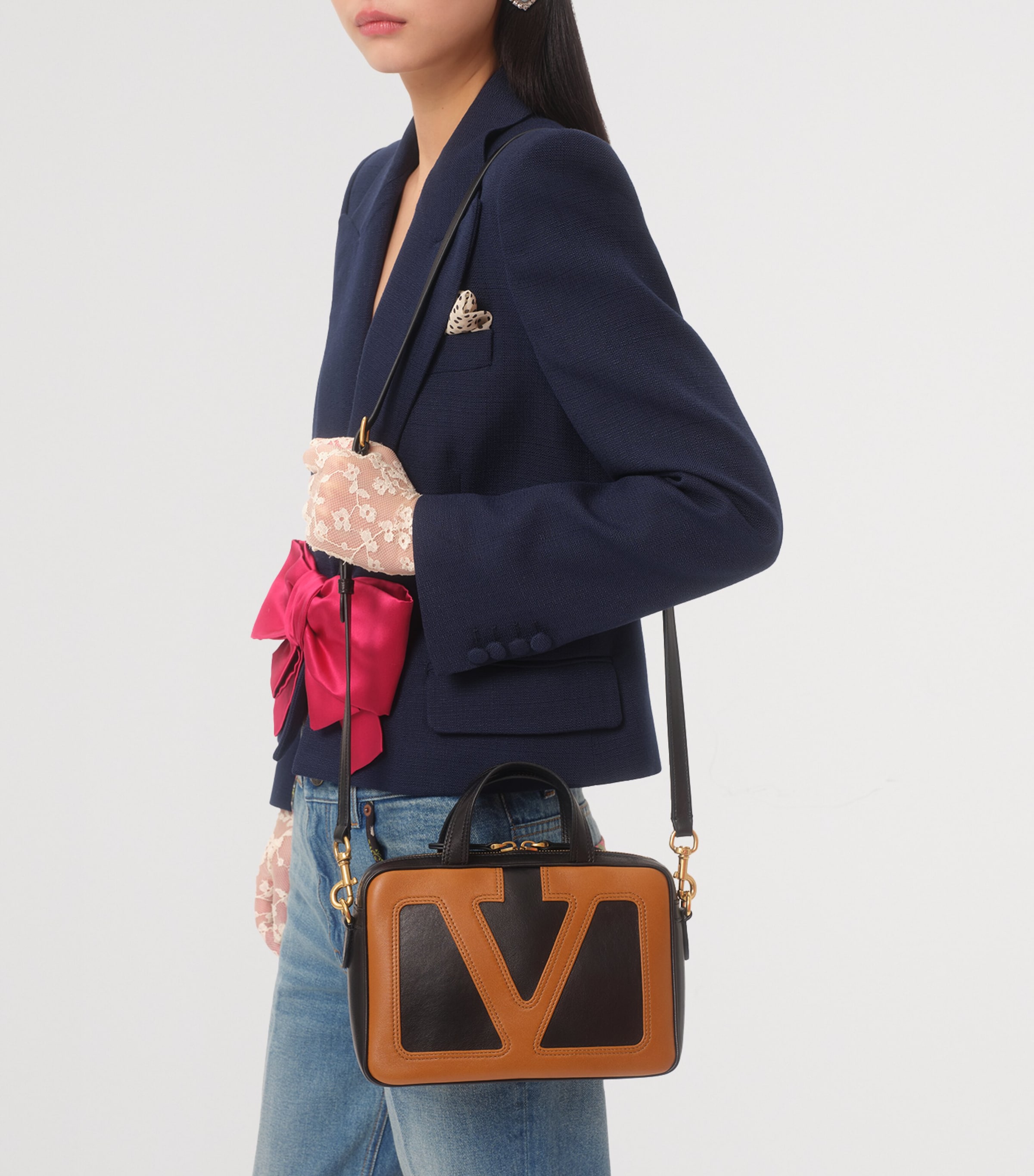 Small Leather Viva Superstar Duffle Bag RFA Image 2
