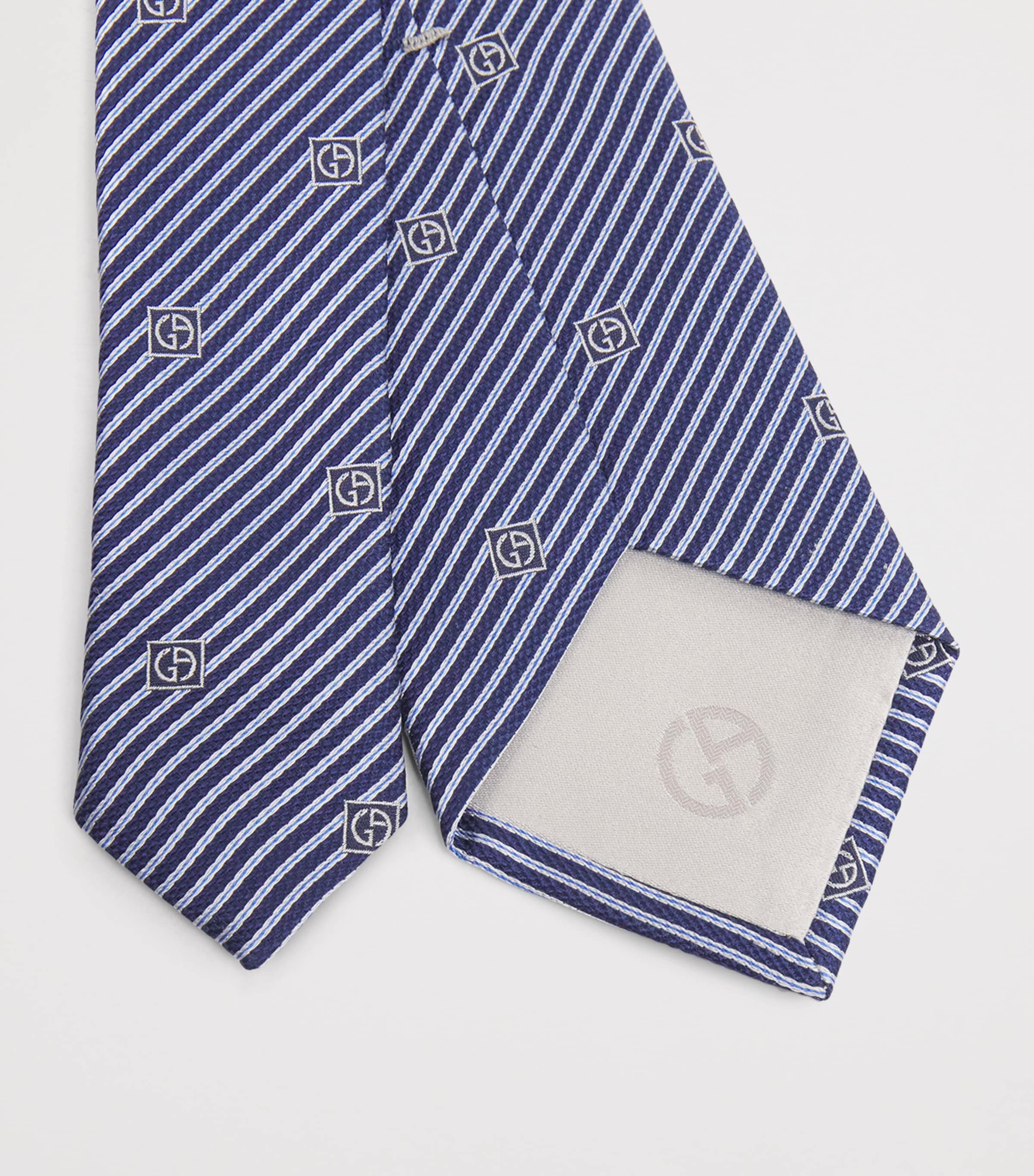 Silk Stripe Jacquard Tie FB064 Image 3
