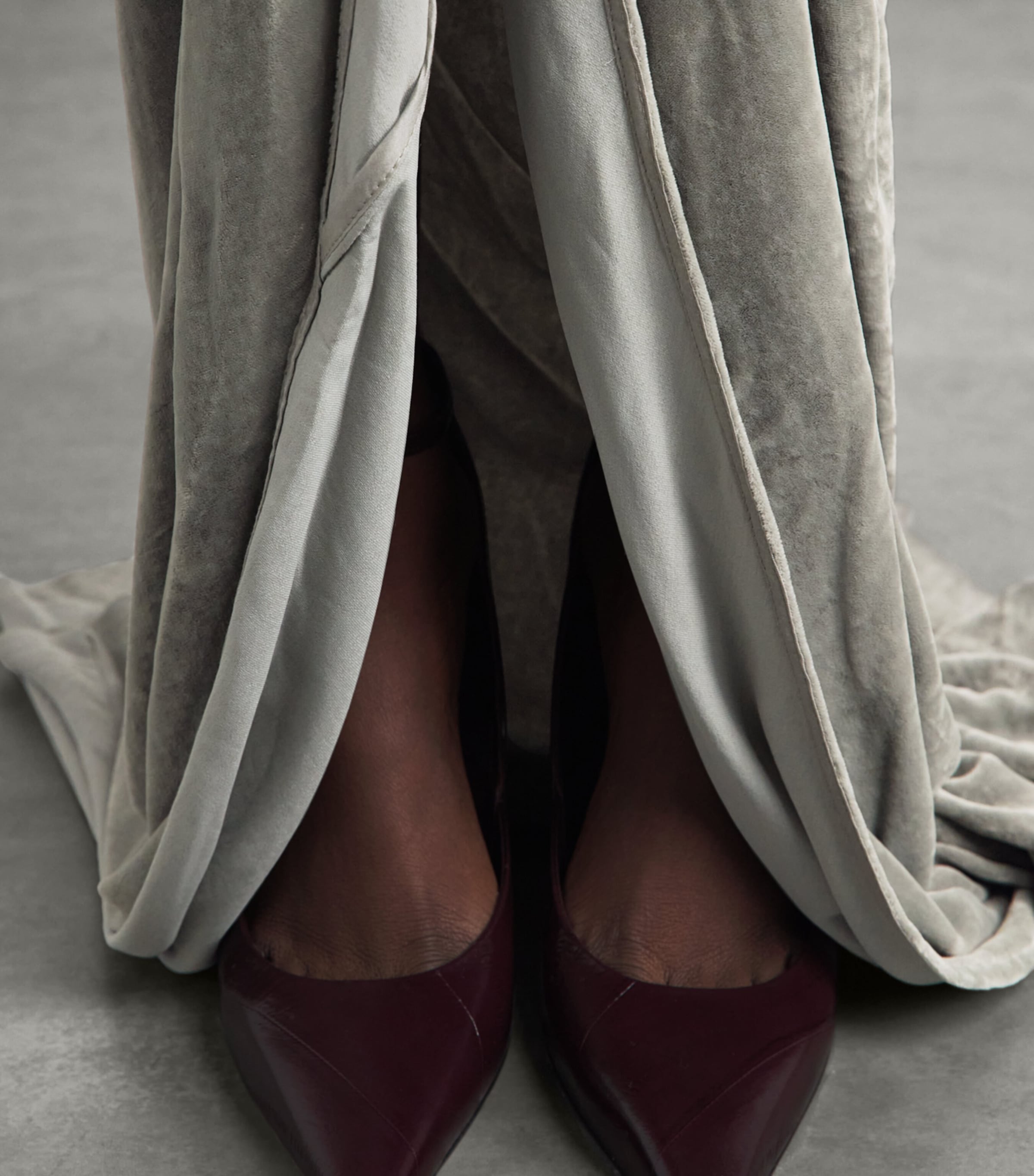 Rick Owens Womens Strutter Maxi Dress Drk Pearl Image 5
