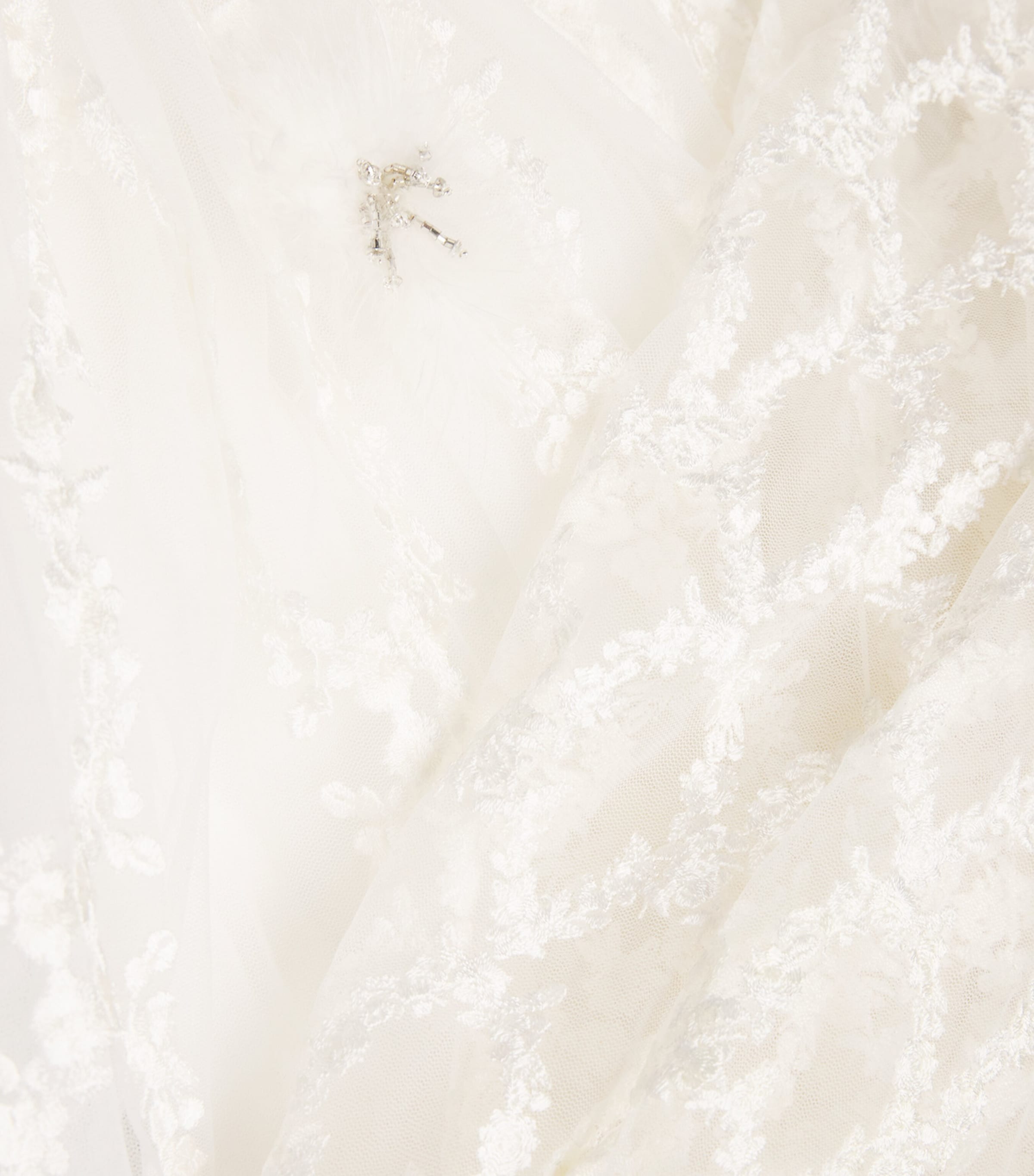 MAISON AVA Embellished Dress with Cape (2-14 Years) White Image 3
