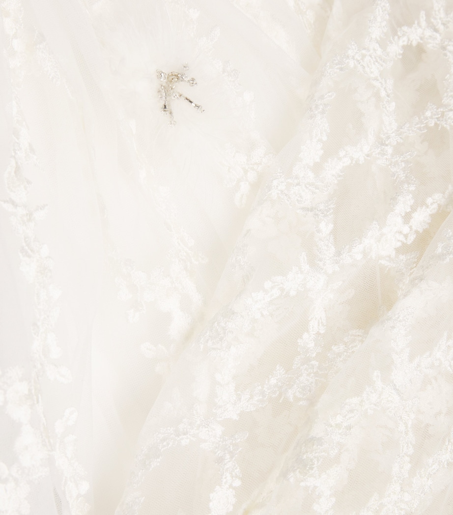 Embellished Dress with Cape (2-14 Years) WHITE Image 3