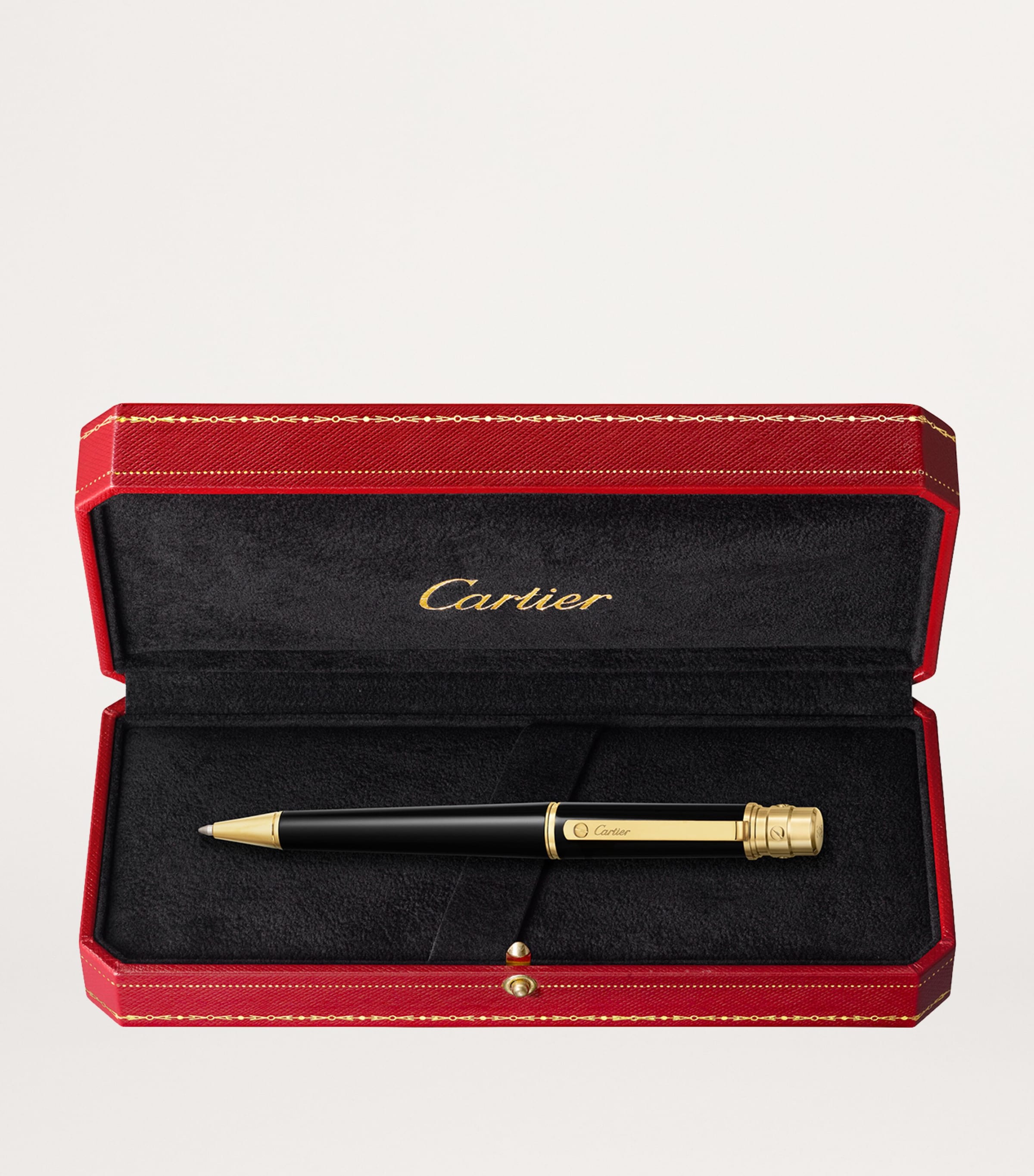 Santos de Cartier Rollerball Pen BLACK Image 6