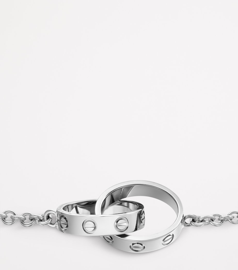 Cartier White Gold LOVE Chain Bracelet White Gold Image 5