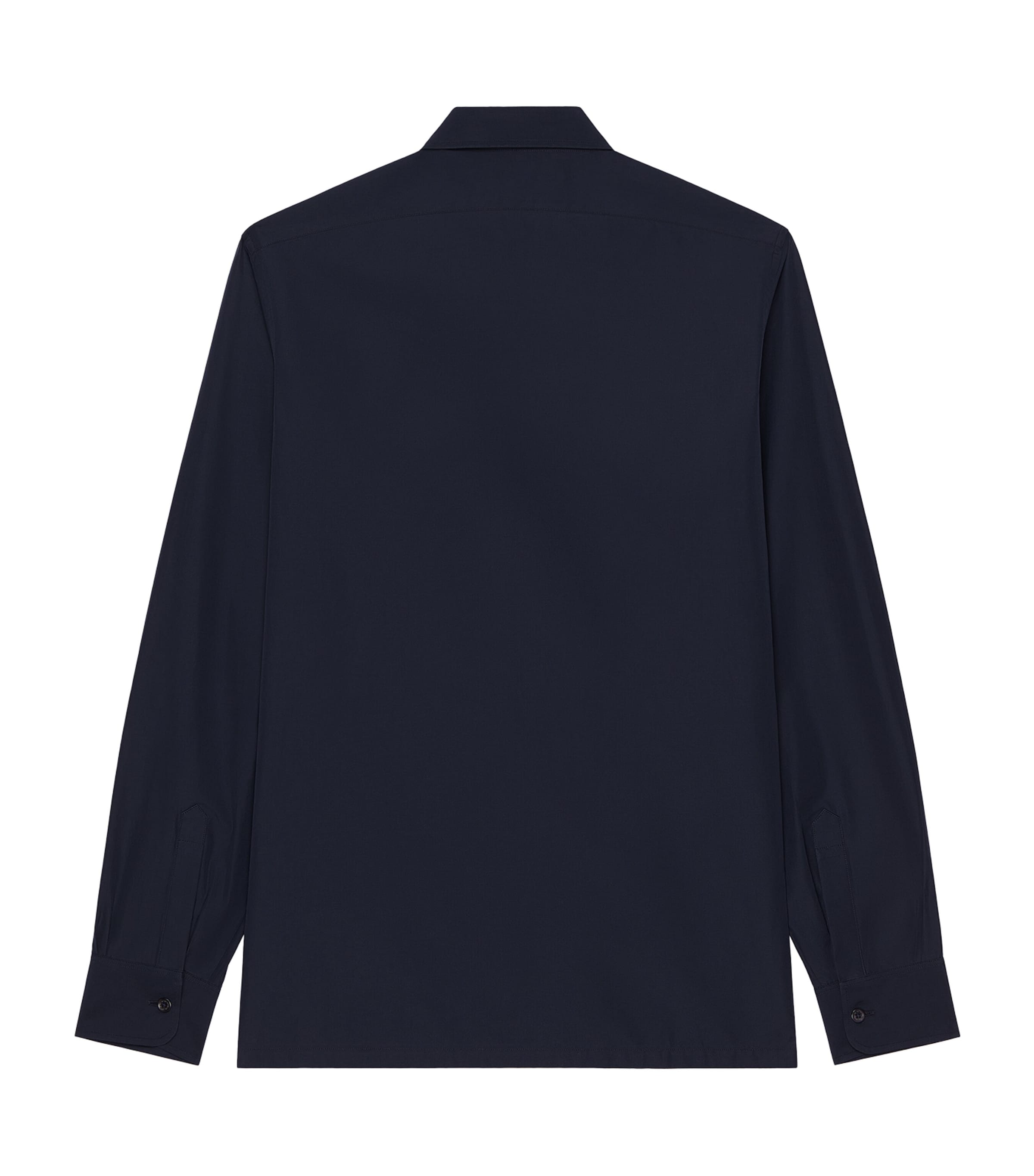 Givenchy Mens Cotton Poplin Logo Shirt Image 2