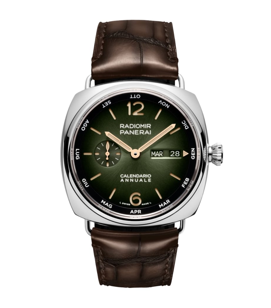 Panerai Platinumtech Radiomir Annual Calendar Watch 45mm Green Image 1