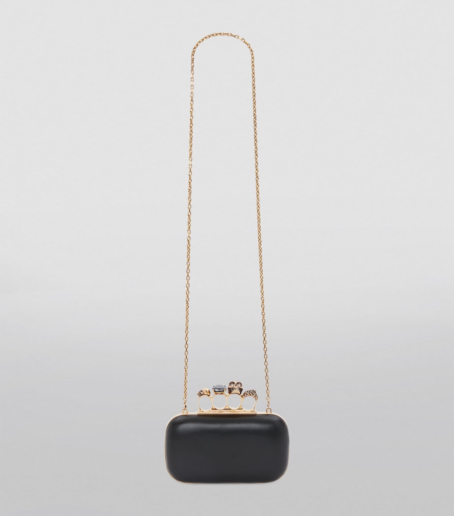 McQueen Skull Four-Ring Clutch Bag Image 5