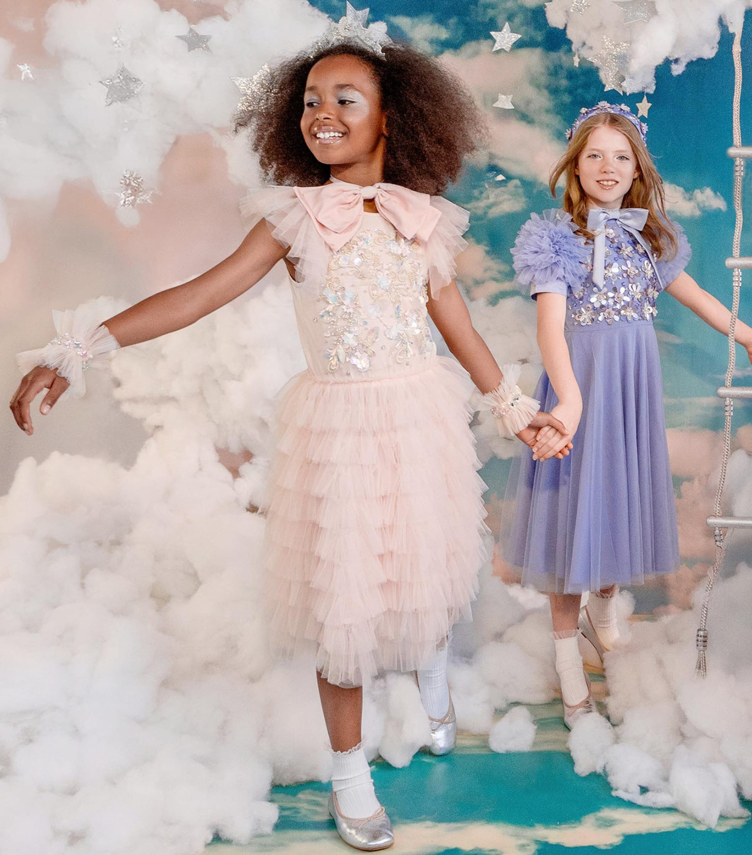 Cotton Palais Laidon Dress (2-11 Years) PINK CLOUD Image 4