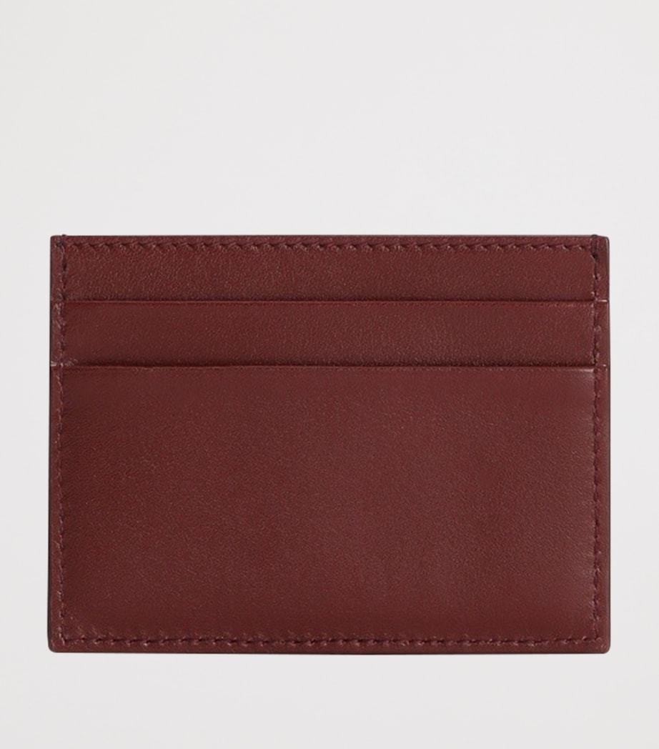 Plongé Calfskin Card Holder 80346-BORDEAUX Image 3