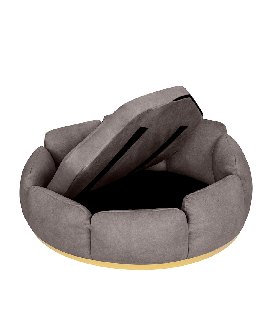 Medium Camelia Pet Bed TAUPE+GOLD Image 4