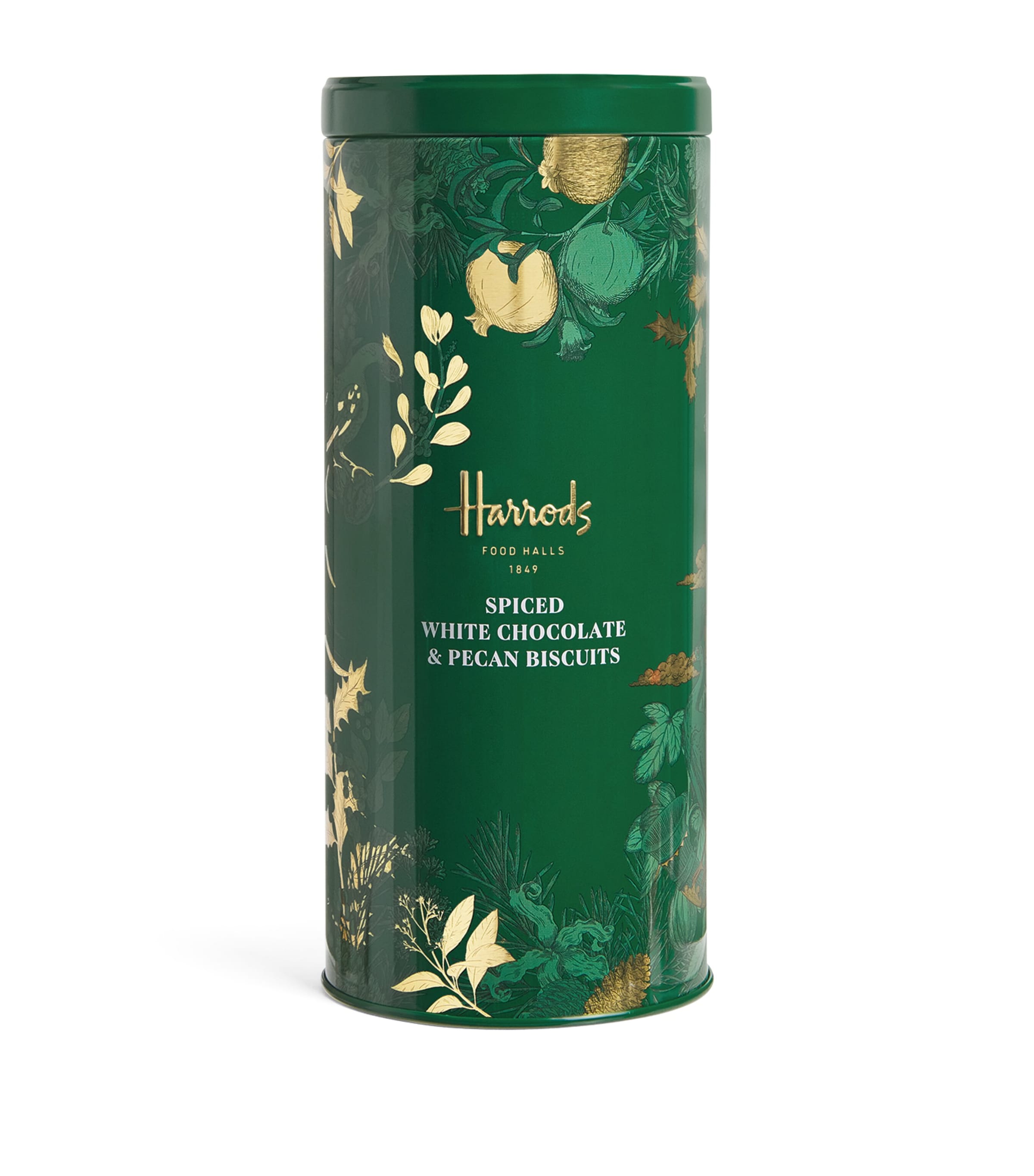 Harrods Spiced White Chocolate & Pecan Biscuits (200g) Image 1
