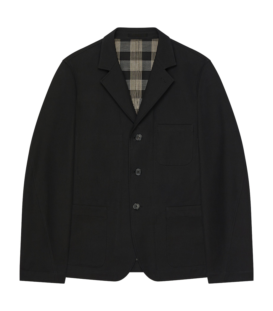 Givenchy Mens Cotton Deconstructed Blazer Image 1