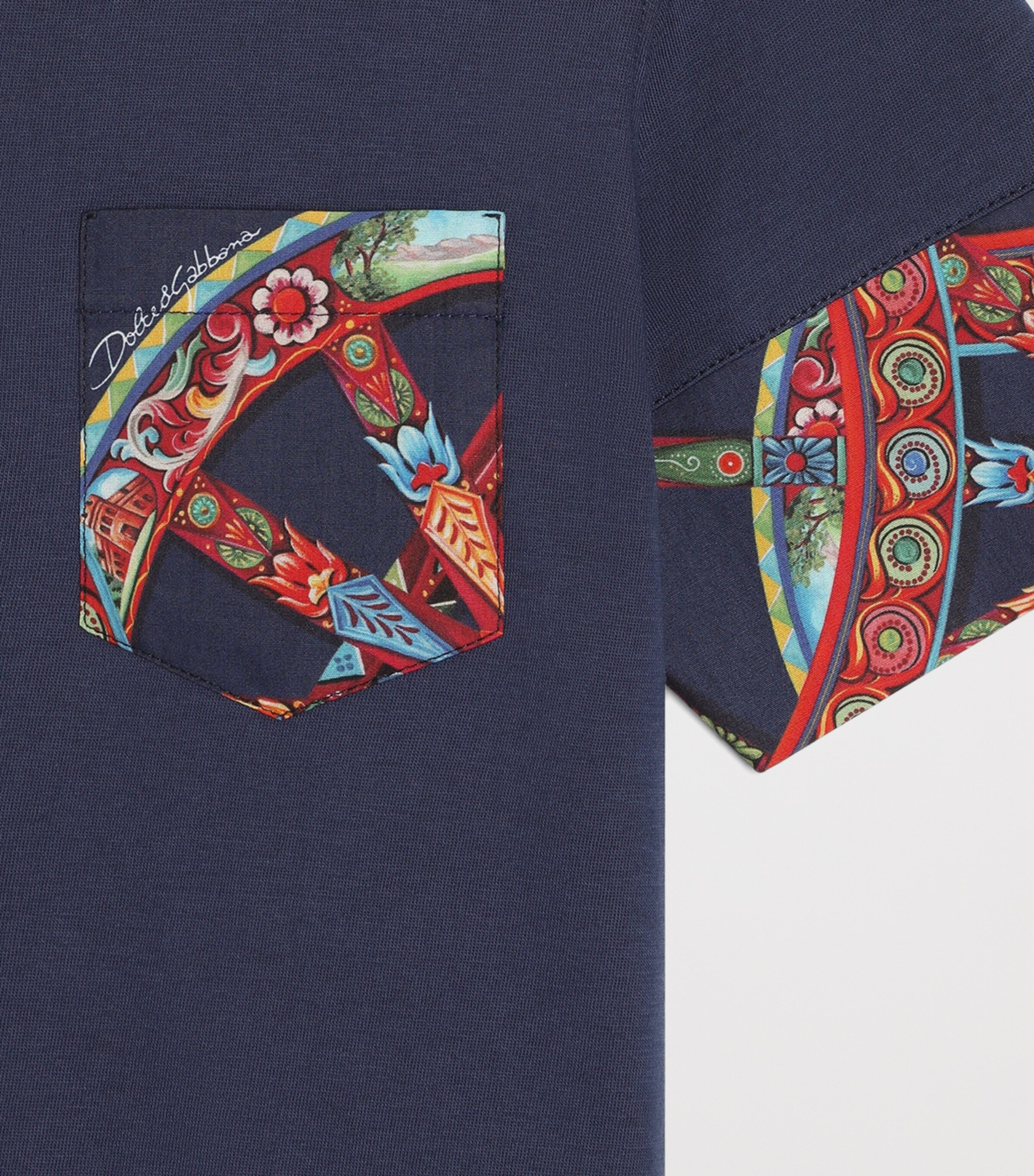 Dolce&Gabbana Kids Carretto Print T-Shirt (8-14 Years) Combined Colou Image 3