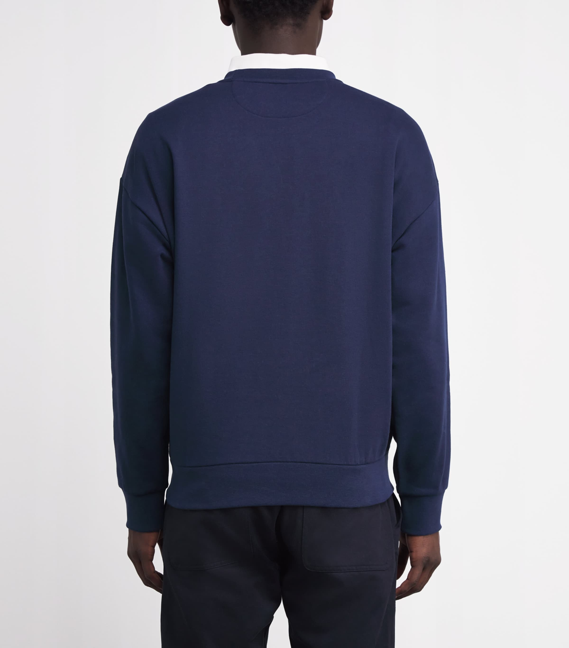 Cotton-Blend Relaxed Fit Polo Bear Sweatshirt REFINED NAVY Image 4