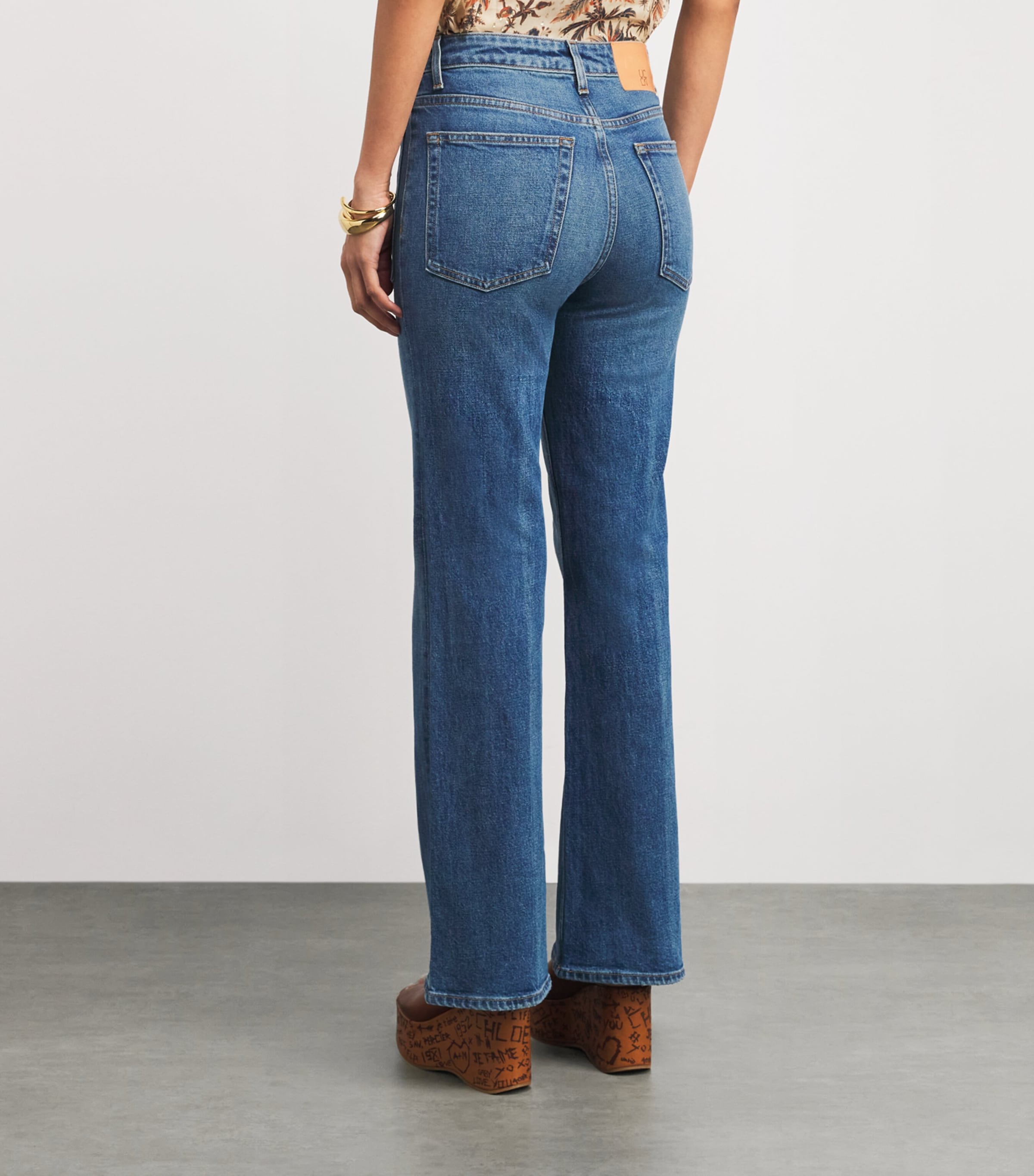 The Lou High-Rise Flared Jeans DANUBE Image 4