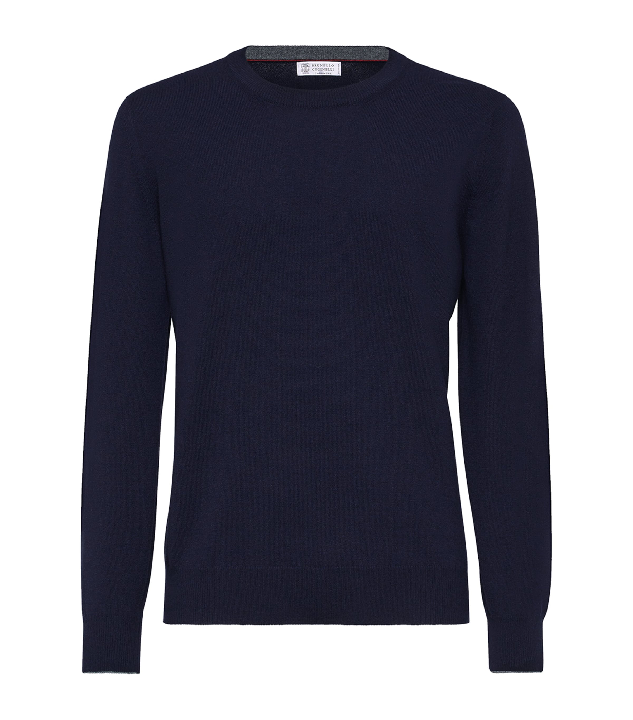 Brunello Cucinelli Men Cashmere Sweater In Blue